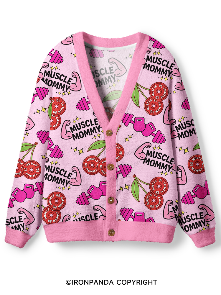 Muscle Mommy Ugly Cardigan Sweater
