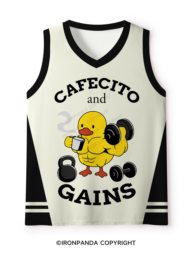 CAFECITO AND GAINS Mesh Tank Top