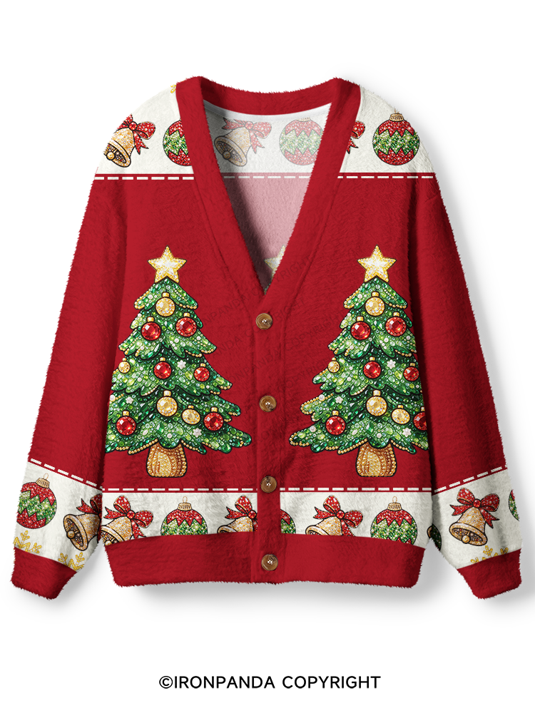 SPARKLY CHRISTMAS GYM SNOWMAN Ugly Cardigan Sweater