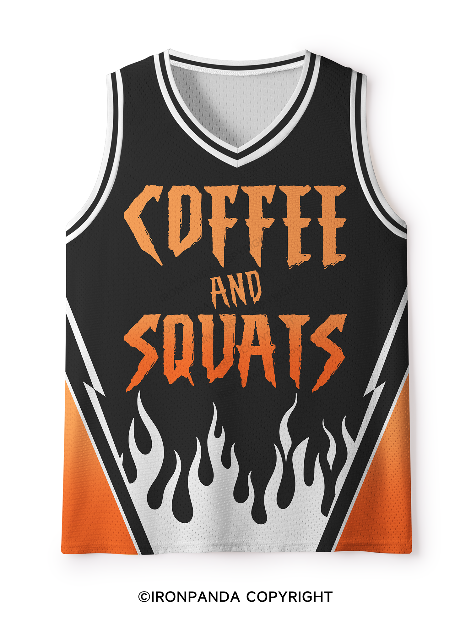 Coffee And Squats Mesh Tank Top