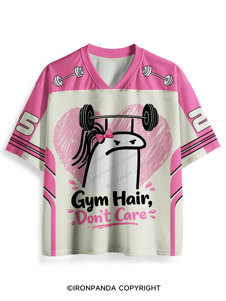 Gym Hair Don't Care Mesh Jersey