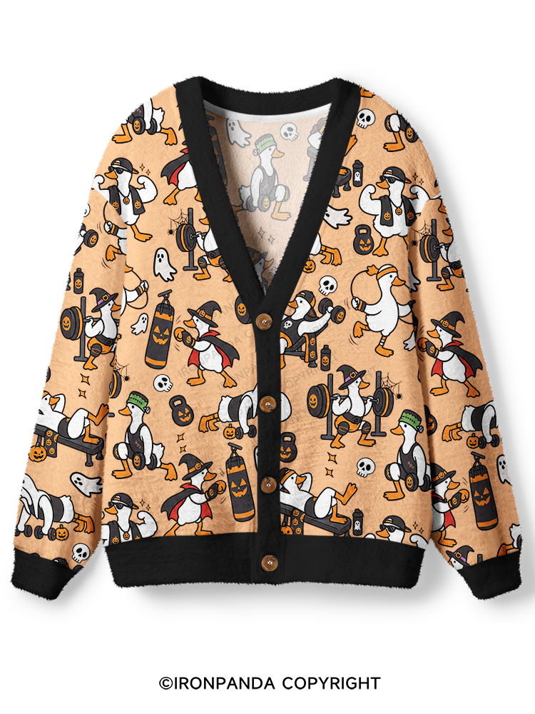 Fitness Goose Ugly Cardigan Sweater