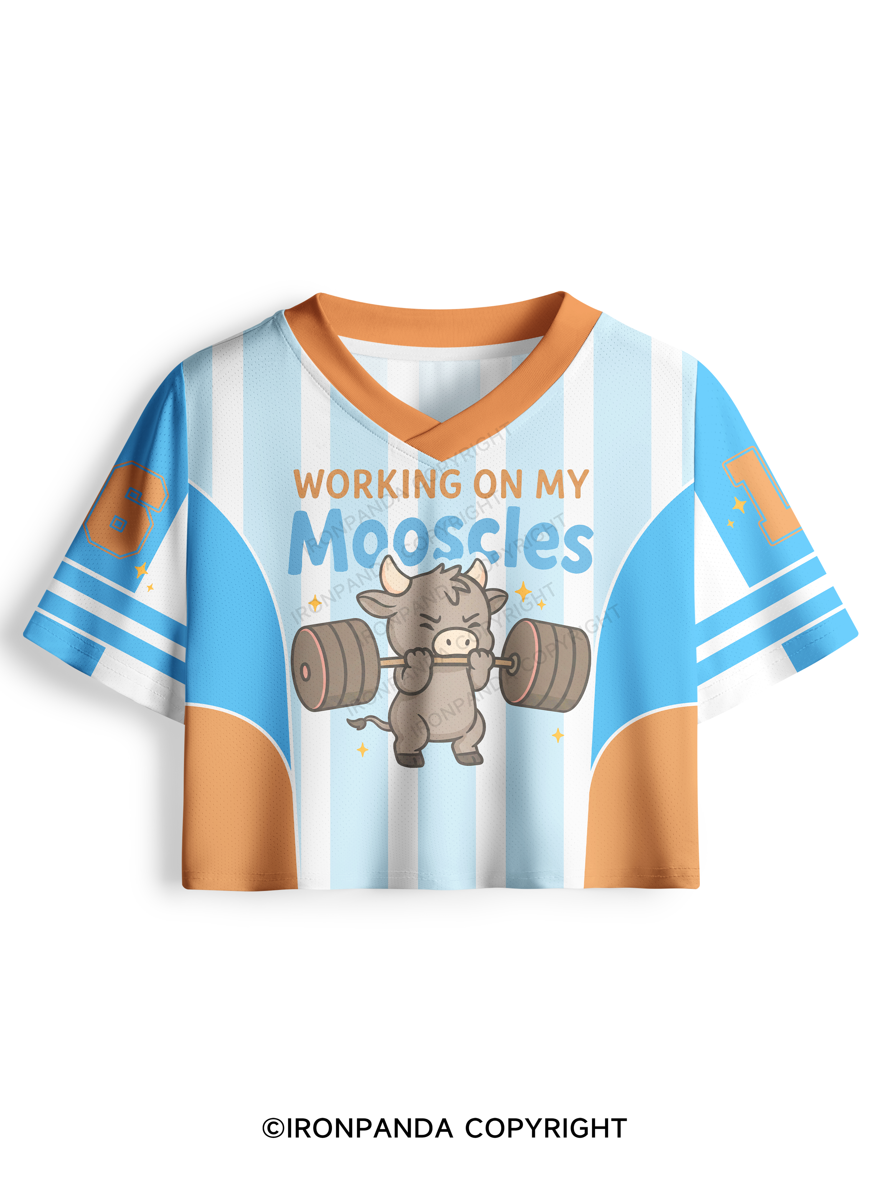 working on my mooscles workout Pro Mesh Jersey