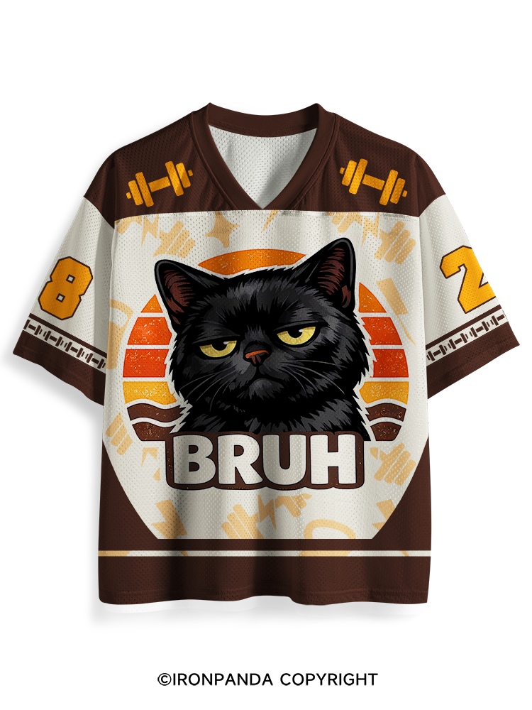 BRUH CAT Mesh Jersey