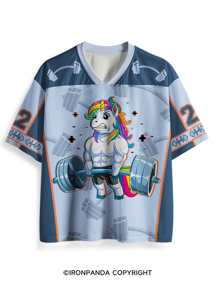 WEIGHTLIFTING UNICORN Mesh Jersey