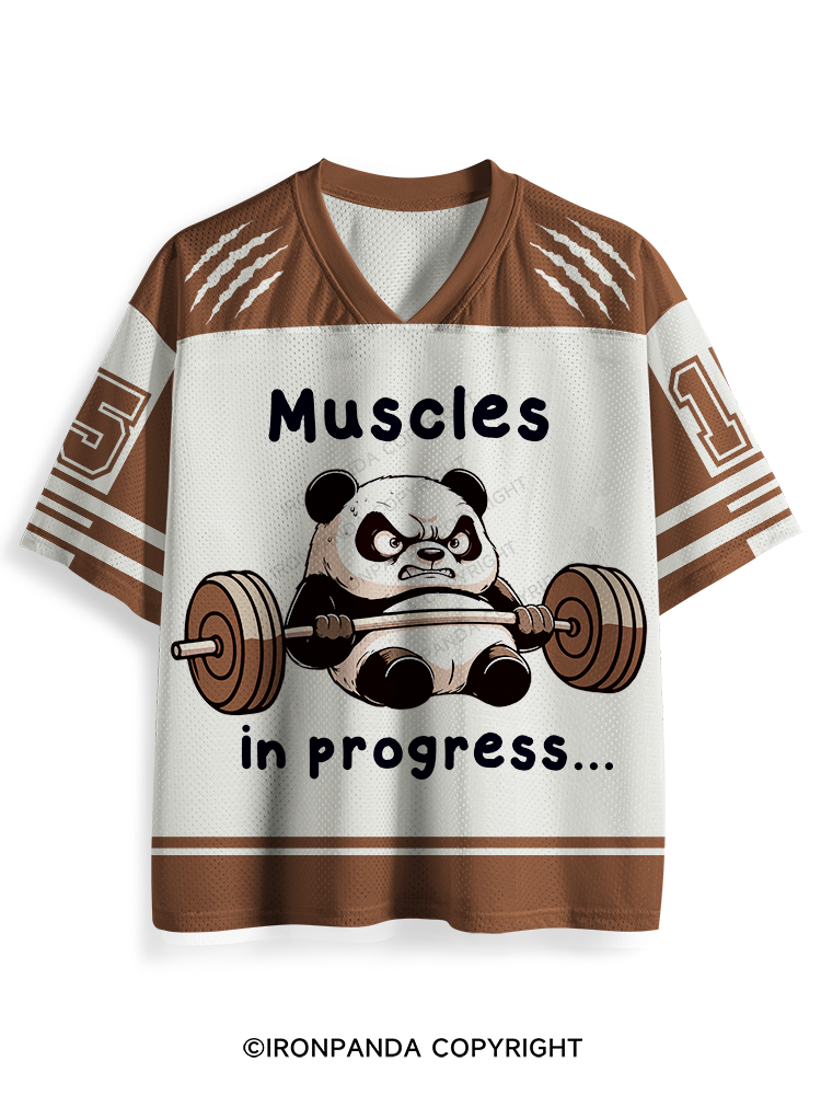 muscles in progress panda Mesh Jersey