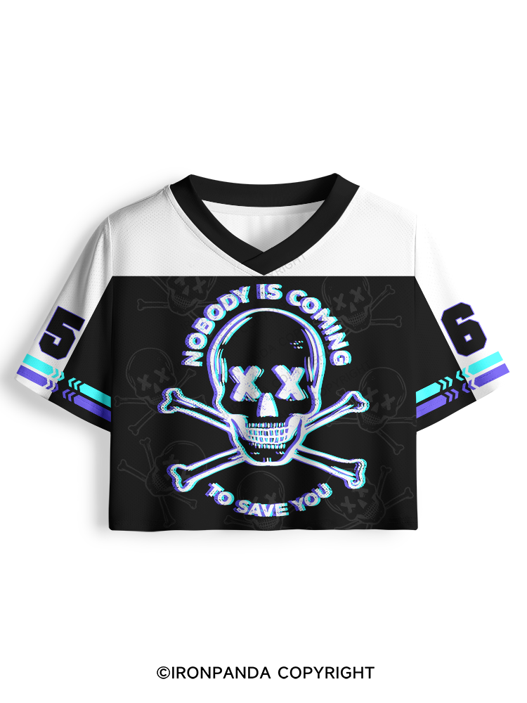 Nobody Is Coming To Save You Skull Pro Mesh Jersey