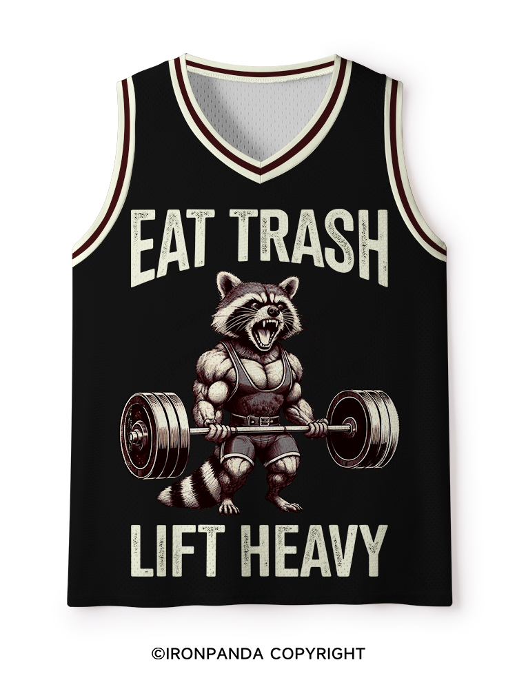 eat trash lift heavy raccoon Mesh Tank Top