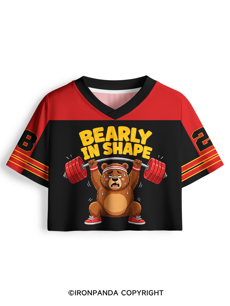 Funny Bear Workout Bearly In Shape Pro Mesh Jersey