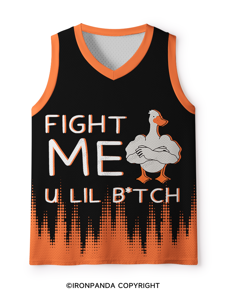 fight me u lil btch Mesh Tank Top