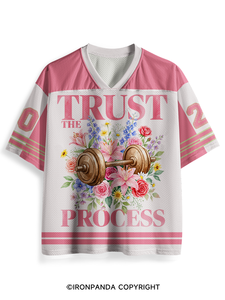 TRUST THE PROCESS Dumbbell Mesh Jersey