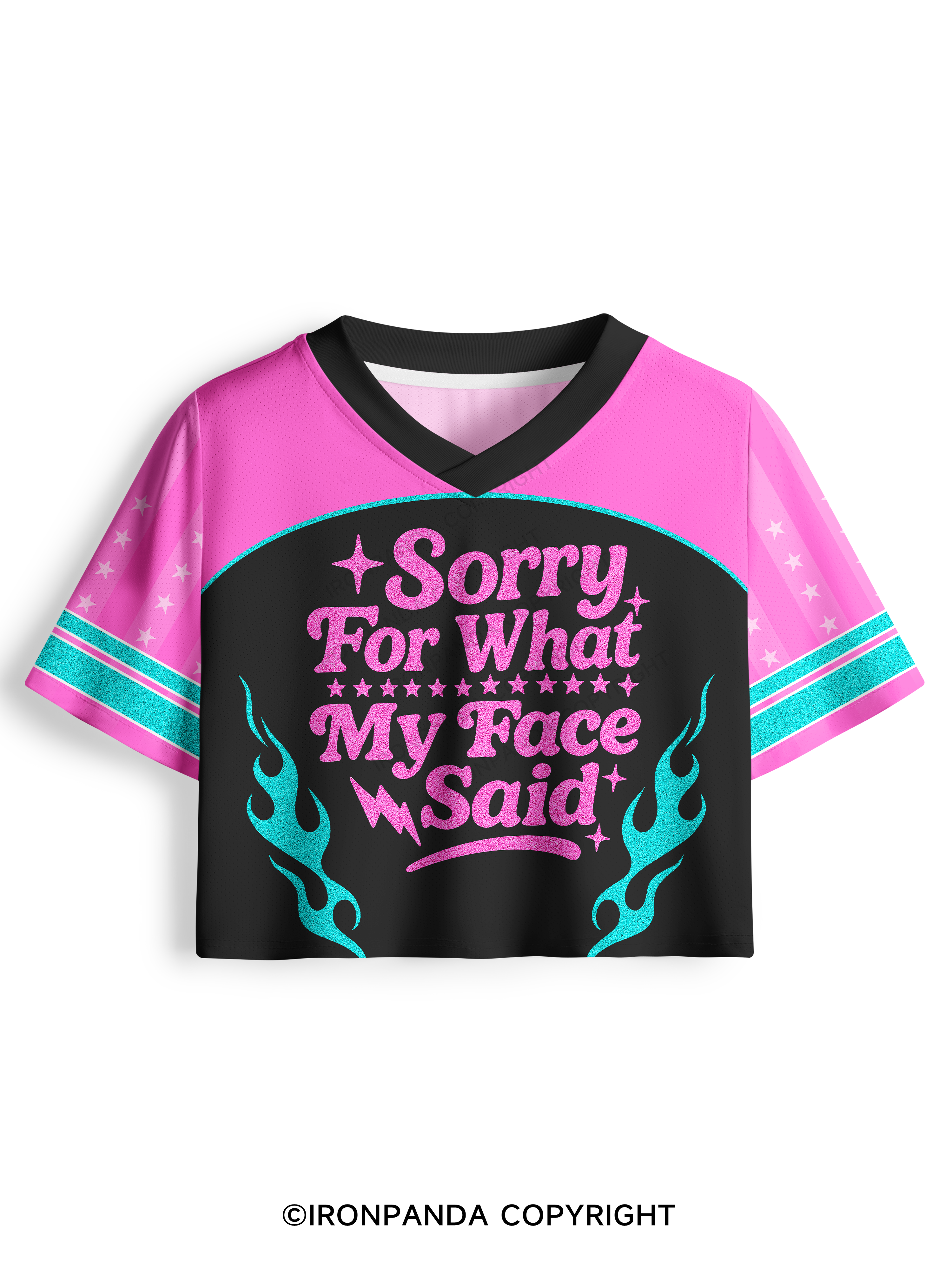 SORRY FOR WHAT MY FACE SAID Pro Mesh Jersey