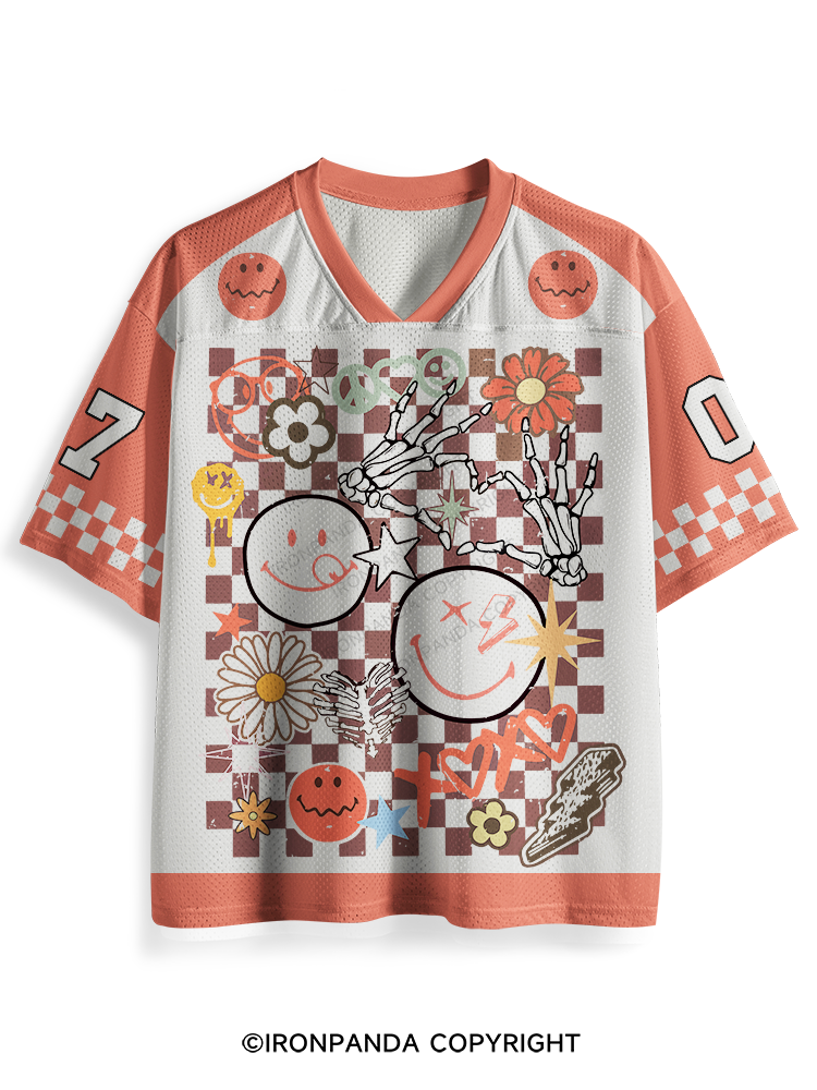 VINTAGE CHECKBOARD Mesh Jersey