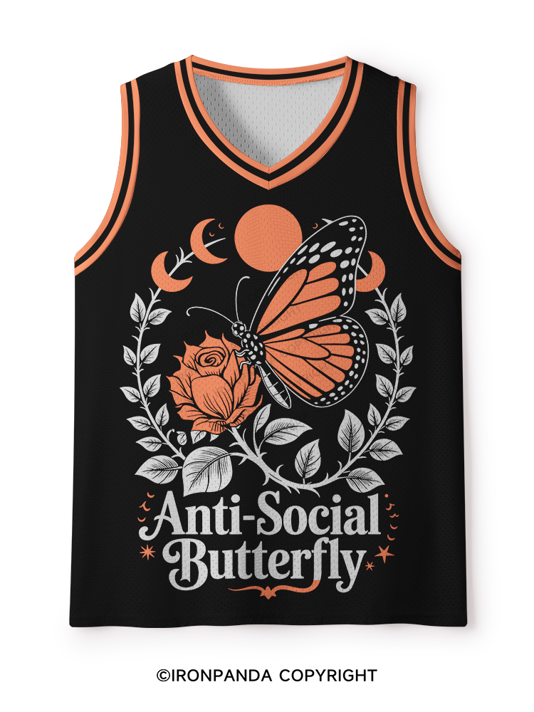 ANTI-SOCIAL BUTTERFLY Mesh Tank Top