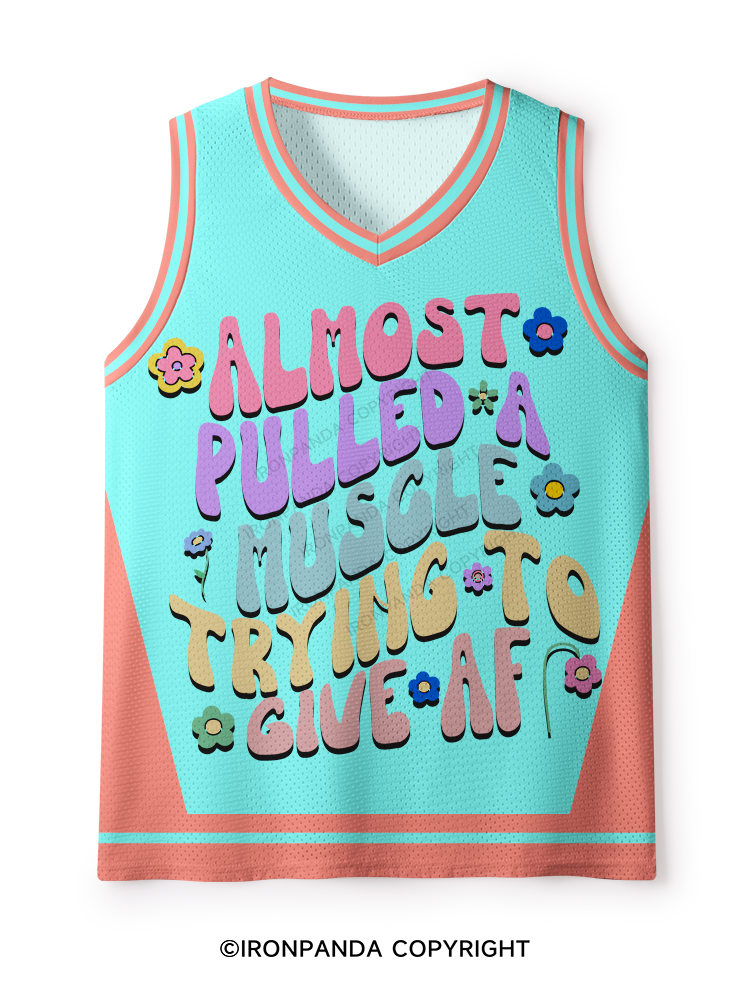 Almost Pulled A Muscle trying to give af Mesh Tank Top