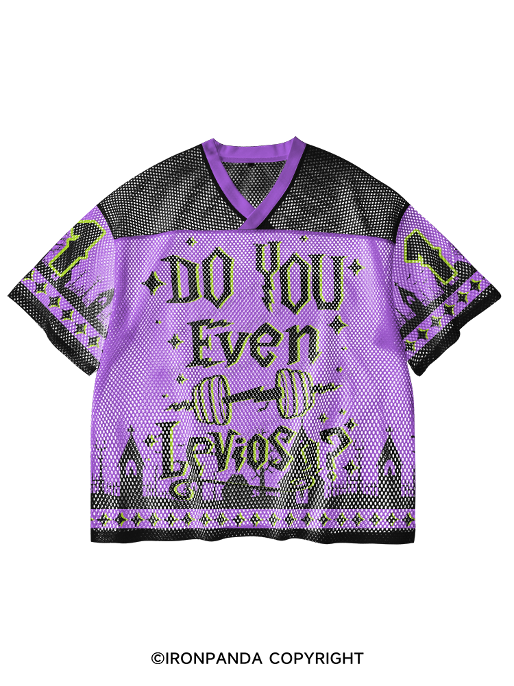 Do You Even Leviosa V-Neck Open Hole Mesh Top