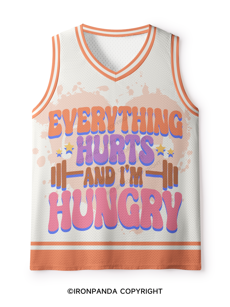 Everything Hurts And I'm Hungry Mesh Tank Top