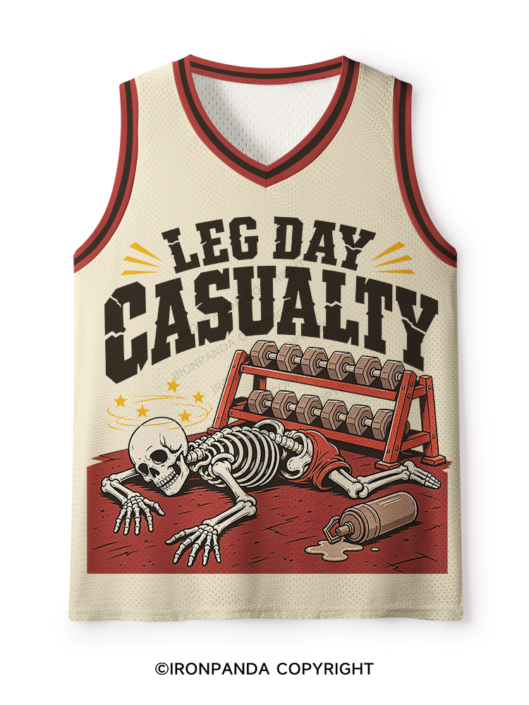 Leg Day Casualty Mesh Tank Top