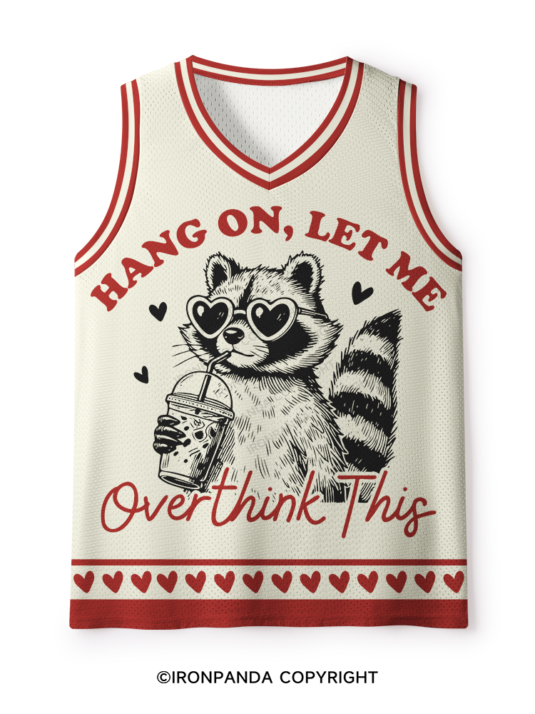 HANG ON, LET ME OVERTHINK THIS Mesh Tank Top