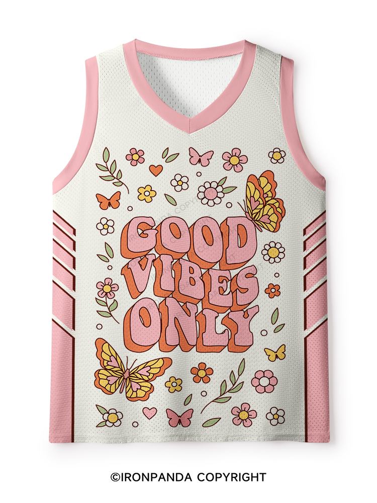 good vibes only Mesh Tank Top