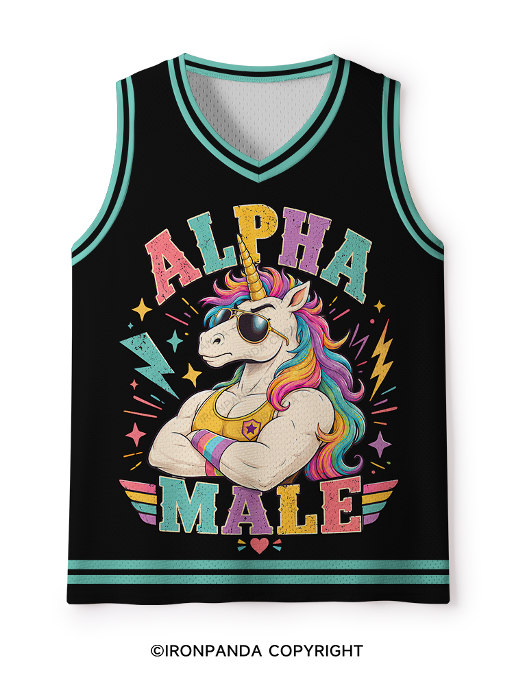 Alpha Male Unicorn Mesh Tank Top