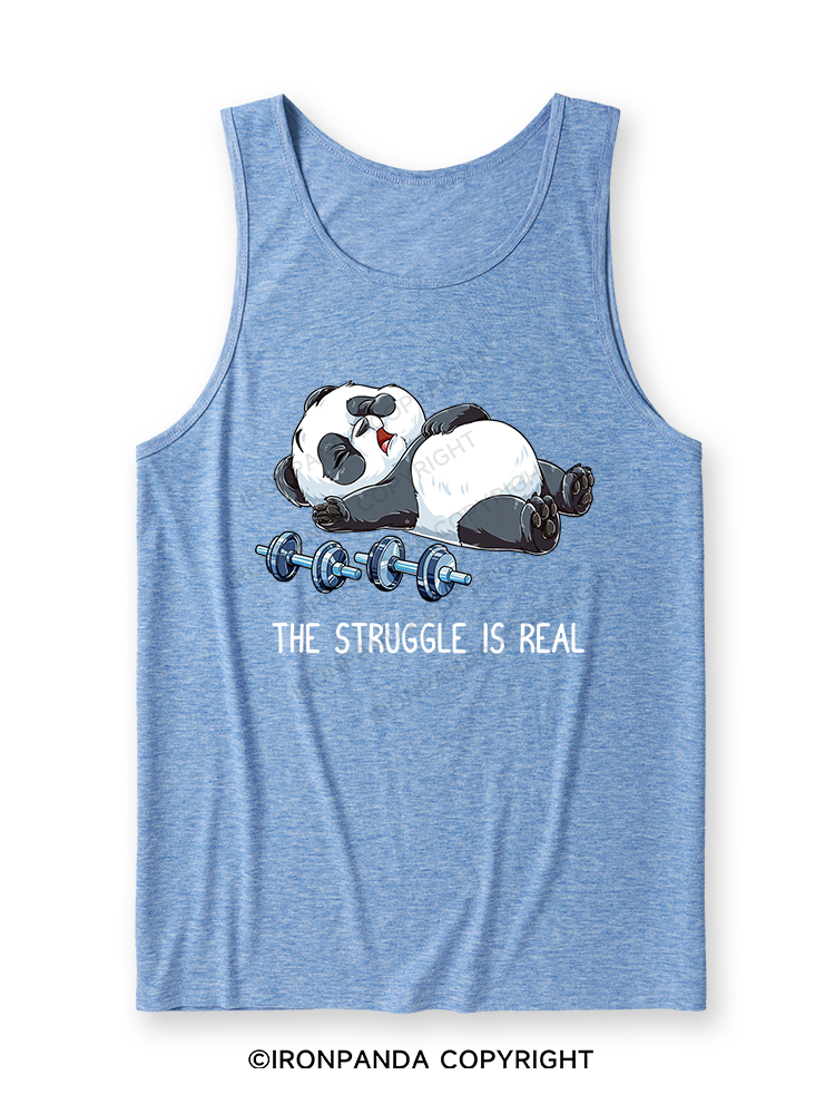 THE STRUGGLE IS REAL Ultra Soft Heather Tank