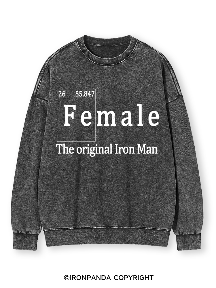 FEMALE THE ORIGINAL IRON MAN TRI ROCKER  Washed Sweatshirt