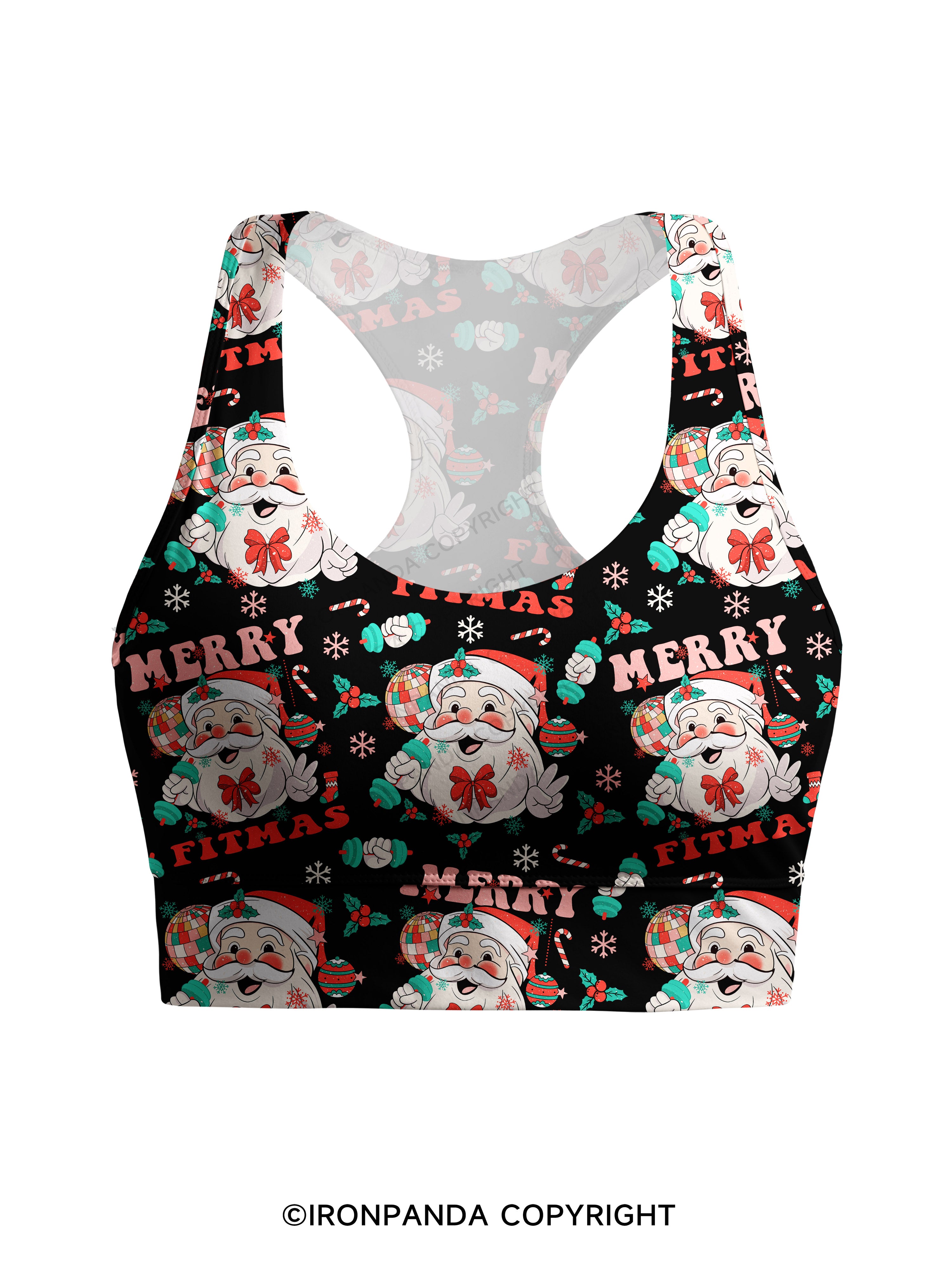 MERRY FITMAS Racerback Sports Bra