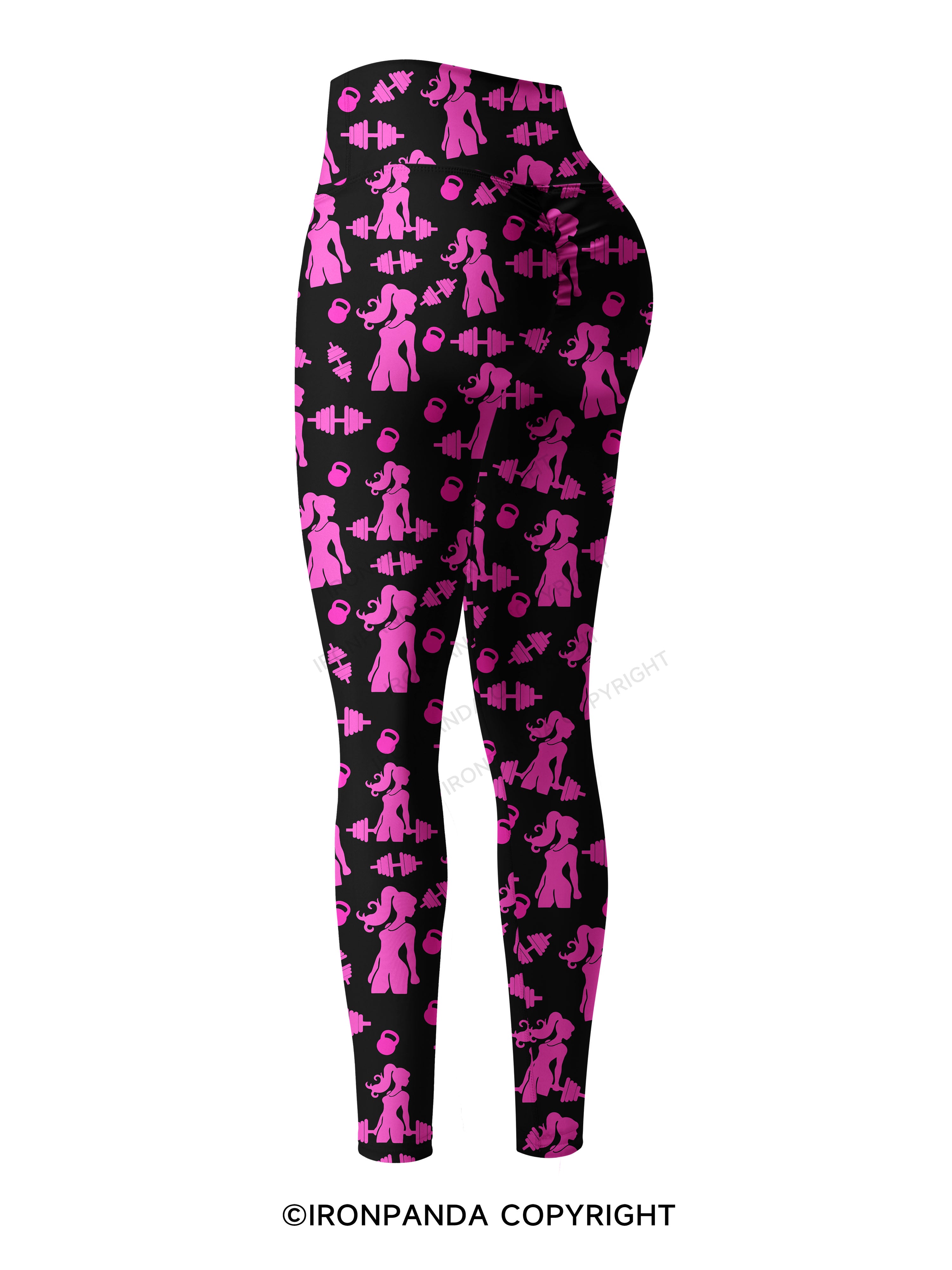 PINK POWERLIFT Printed Yoga Pants