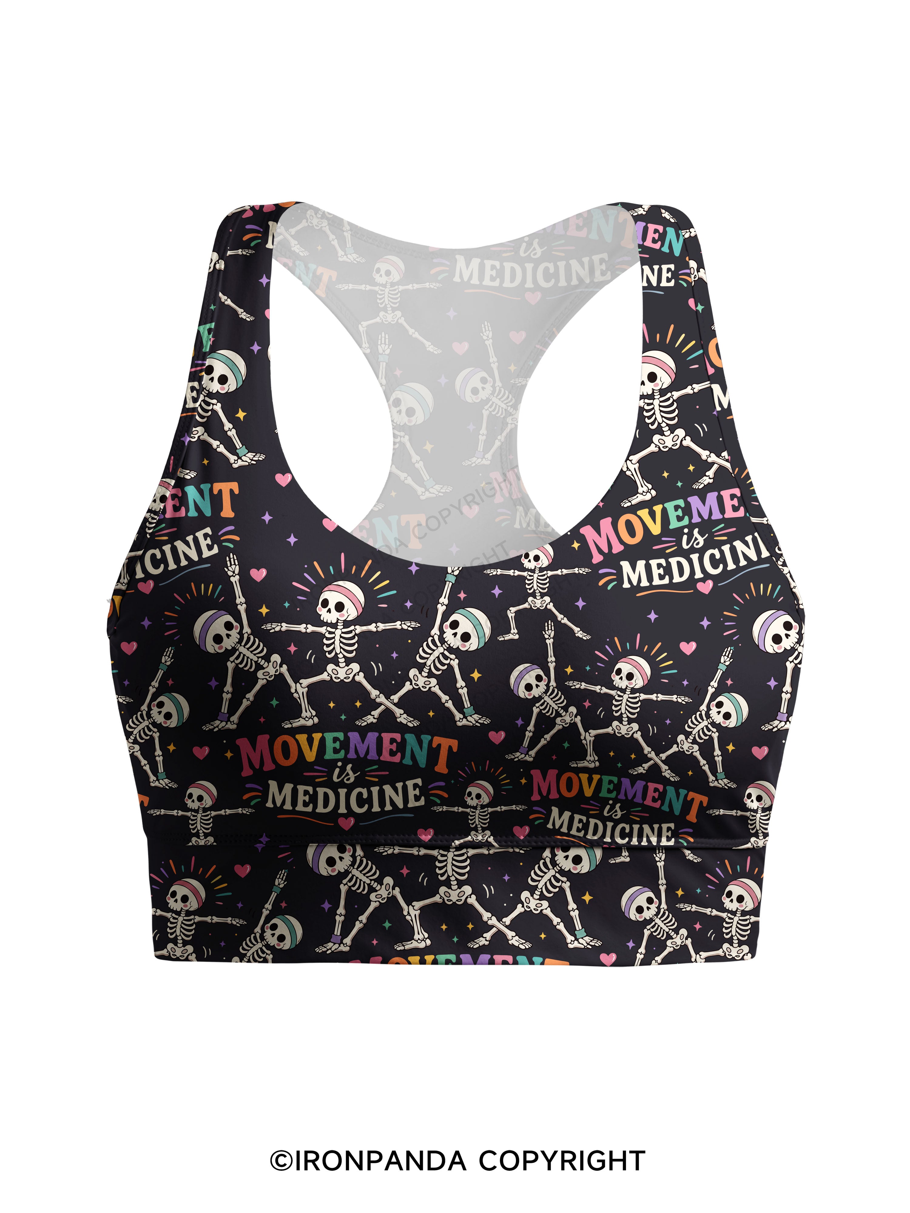 Movement Is Medicine Racerback Sports Bra