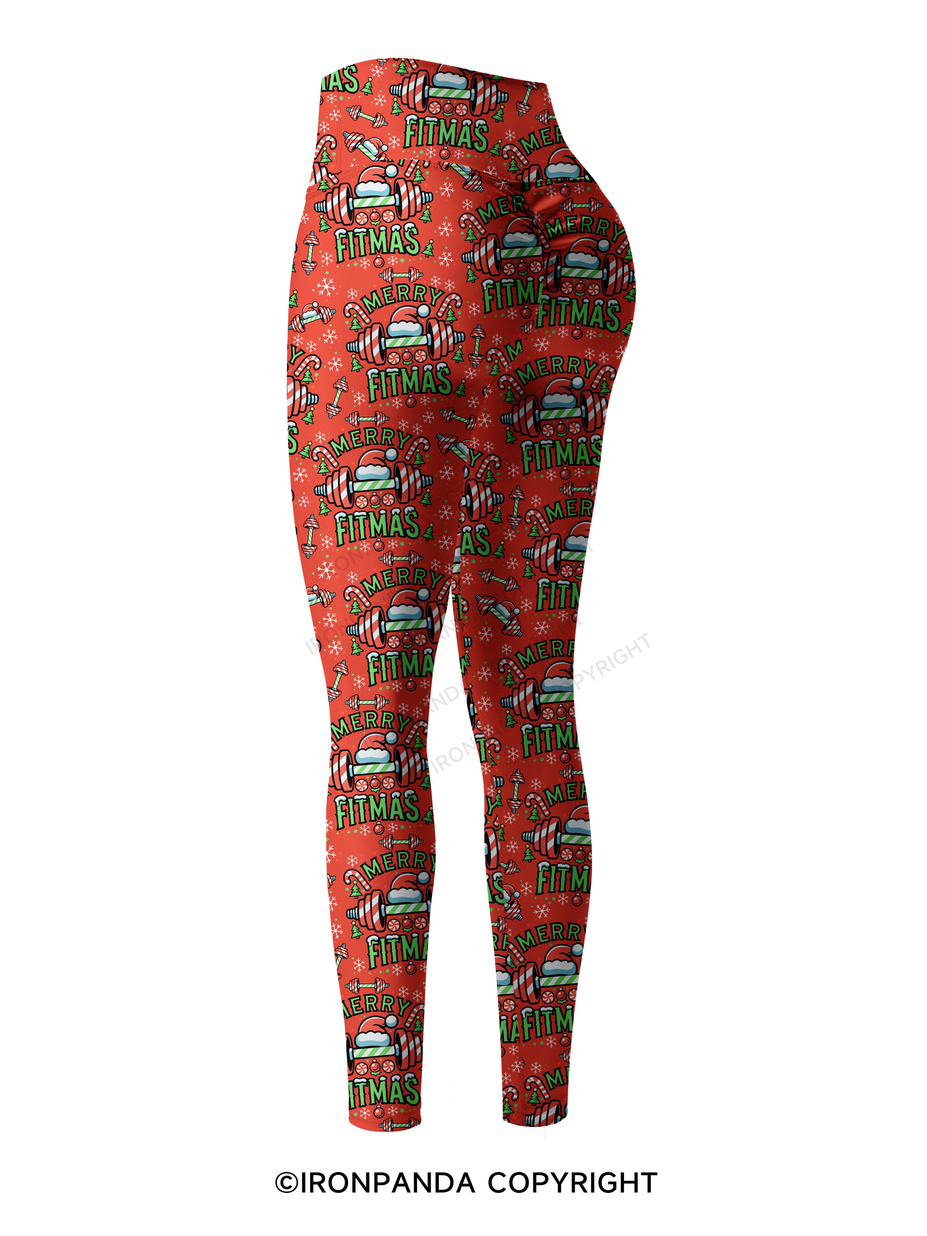 MERRY FITMAS Printed Yoga Pants