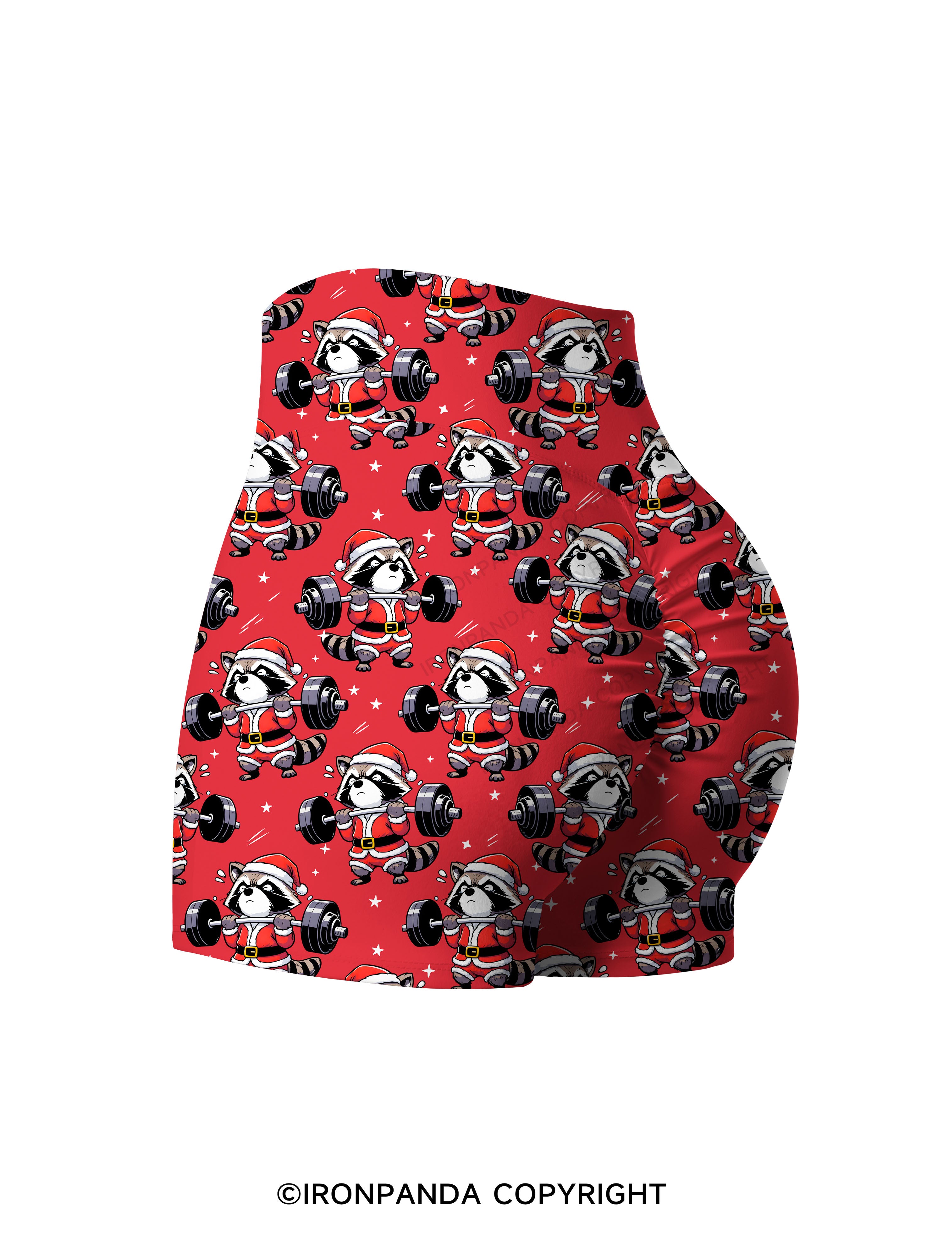 KINDA FIT, SORTA JOLLY Printed Yoga Shorts