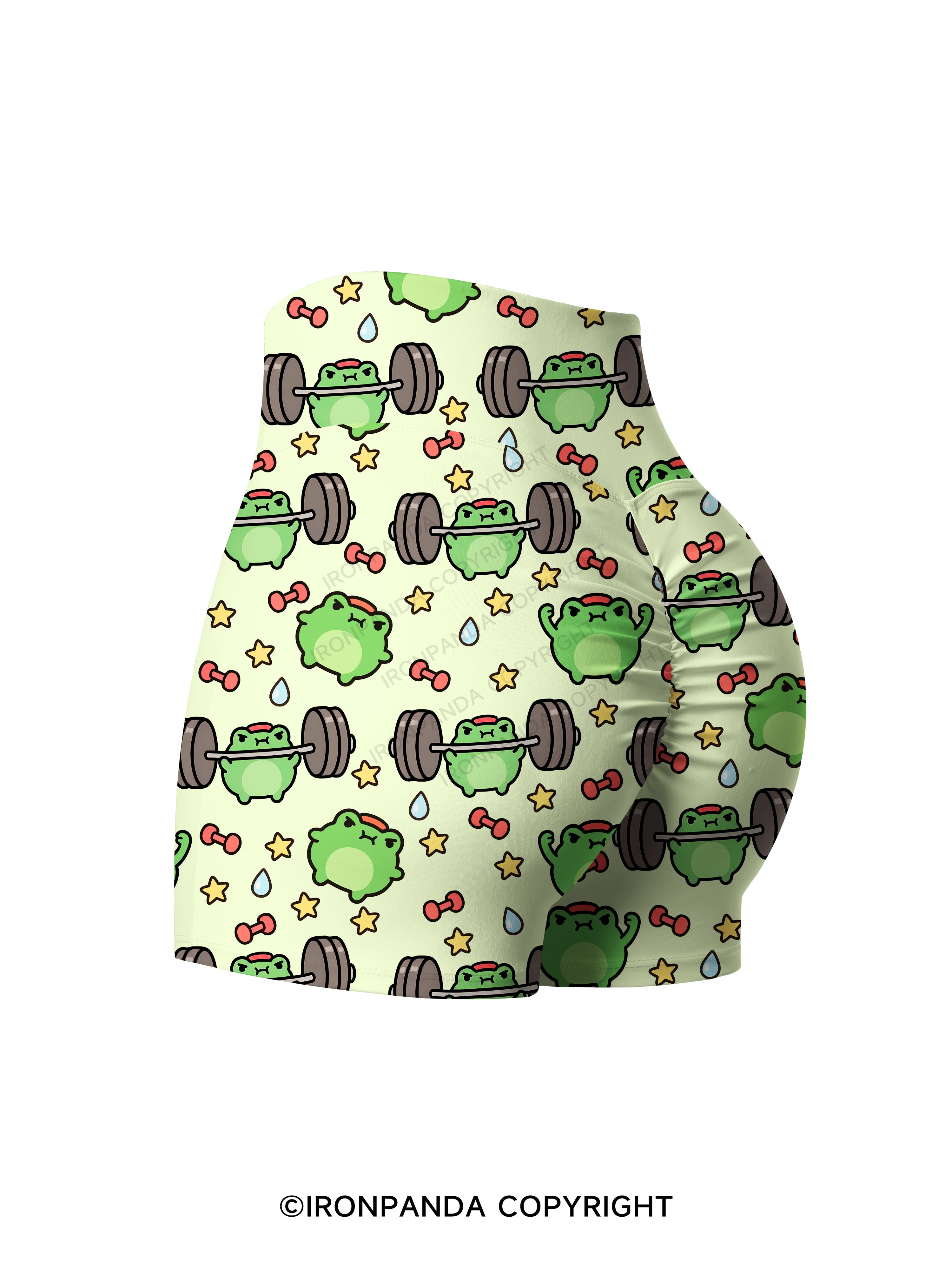 I'M DOING MY BEST, OKAY? Printed Yoga Shorts