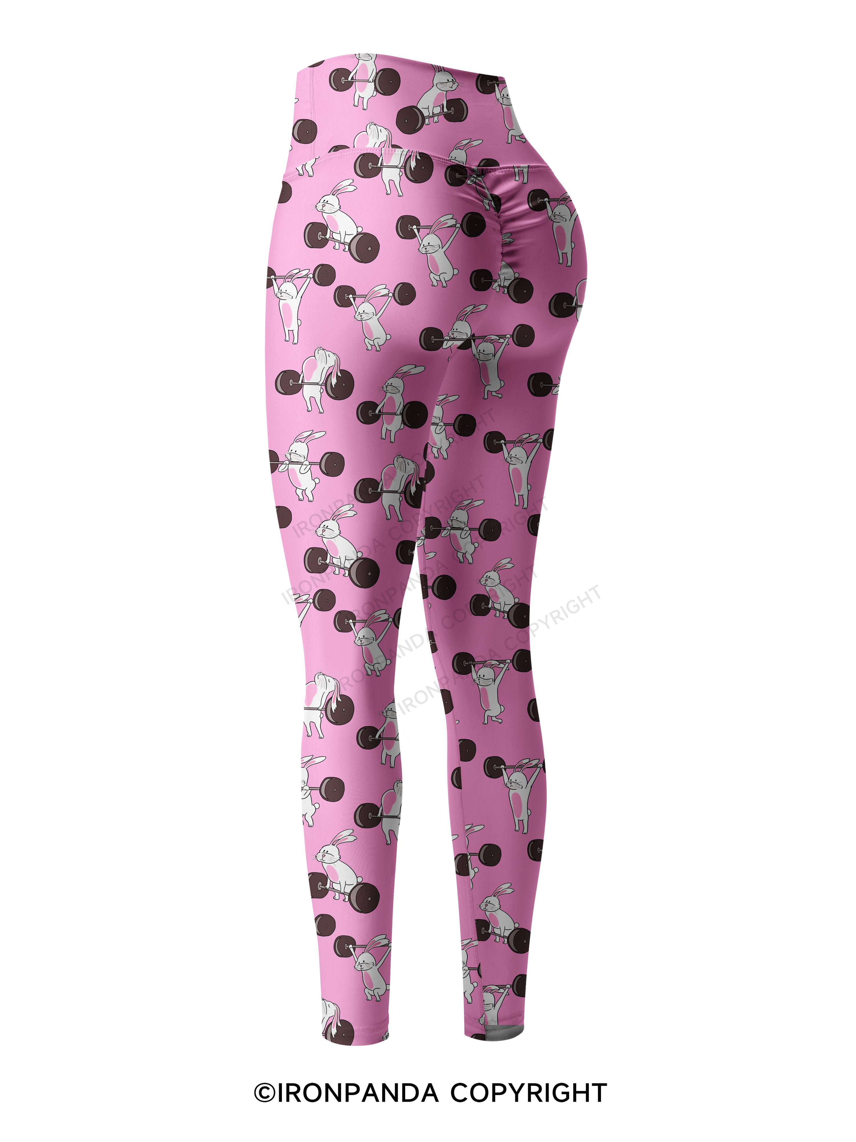 Lift Like Bunny Printed Yoga Pants