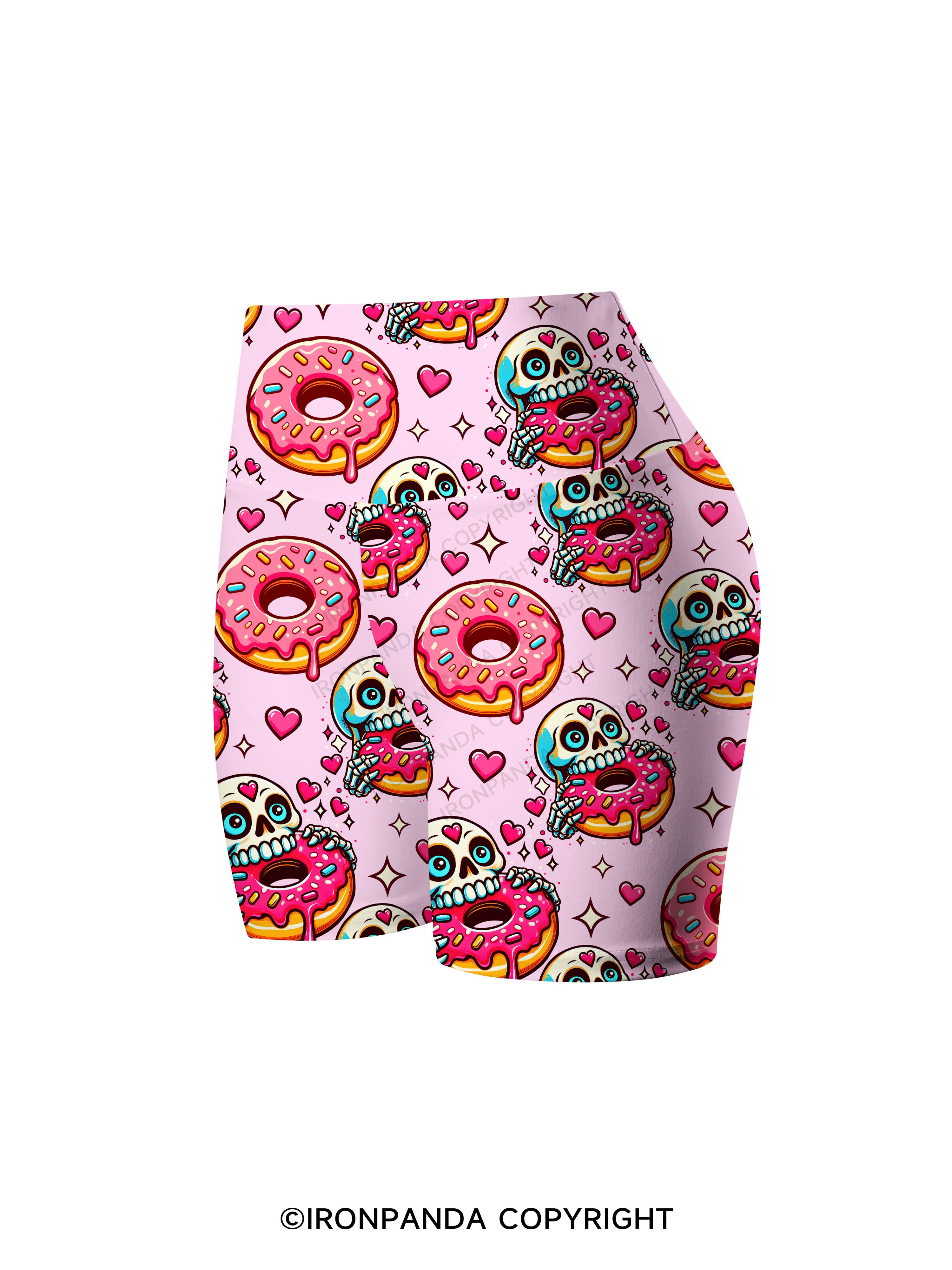 Don’t kill my vibe Printed Yoga Cycling Shorts