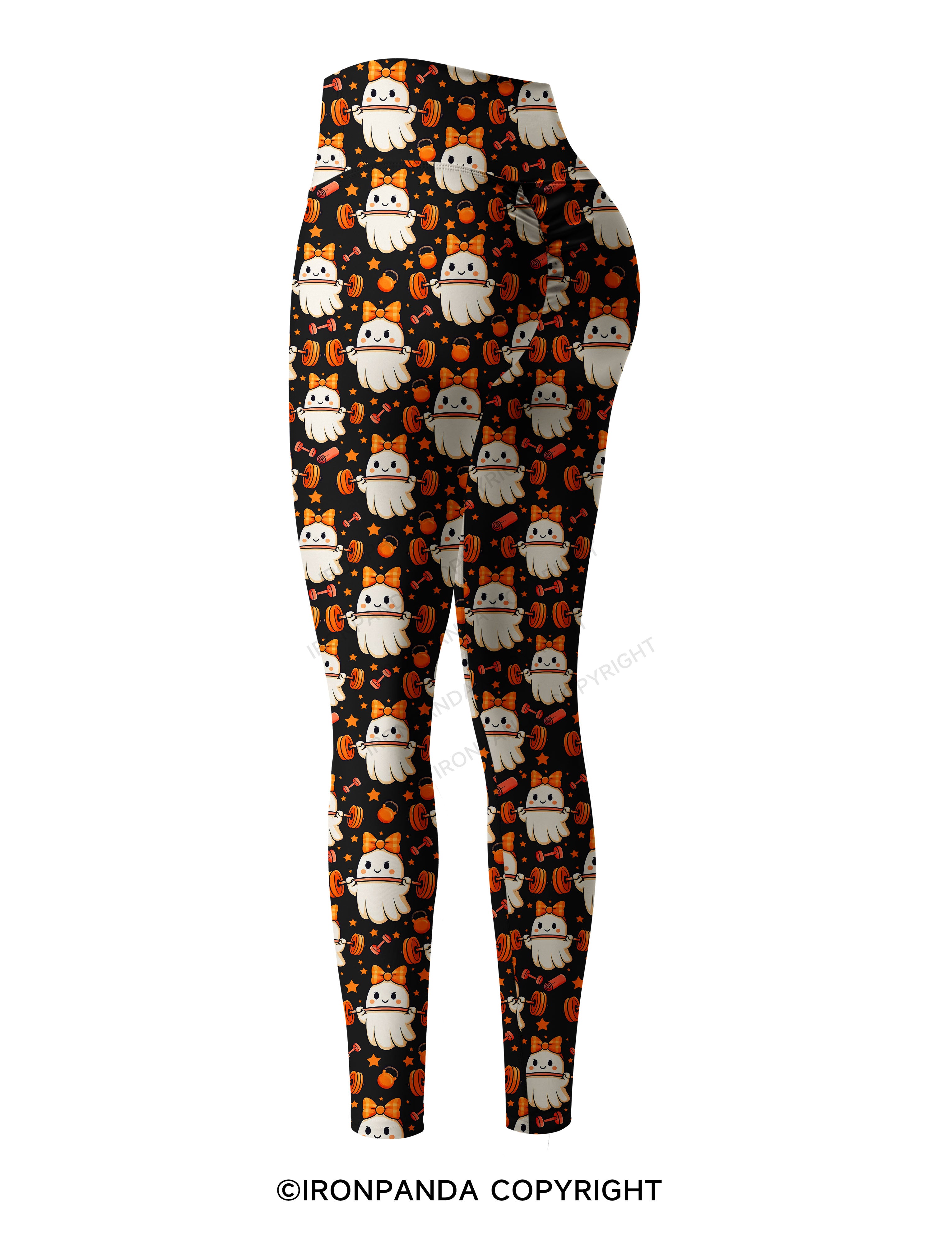 WORKING ON MY BOOTY Printed Yoga Pants