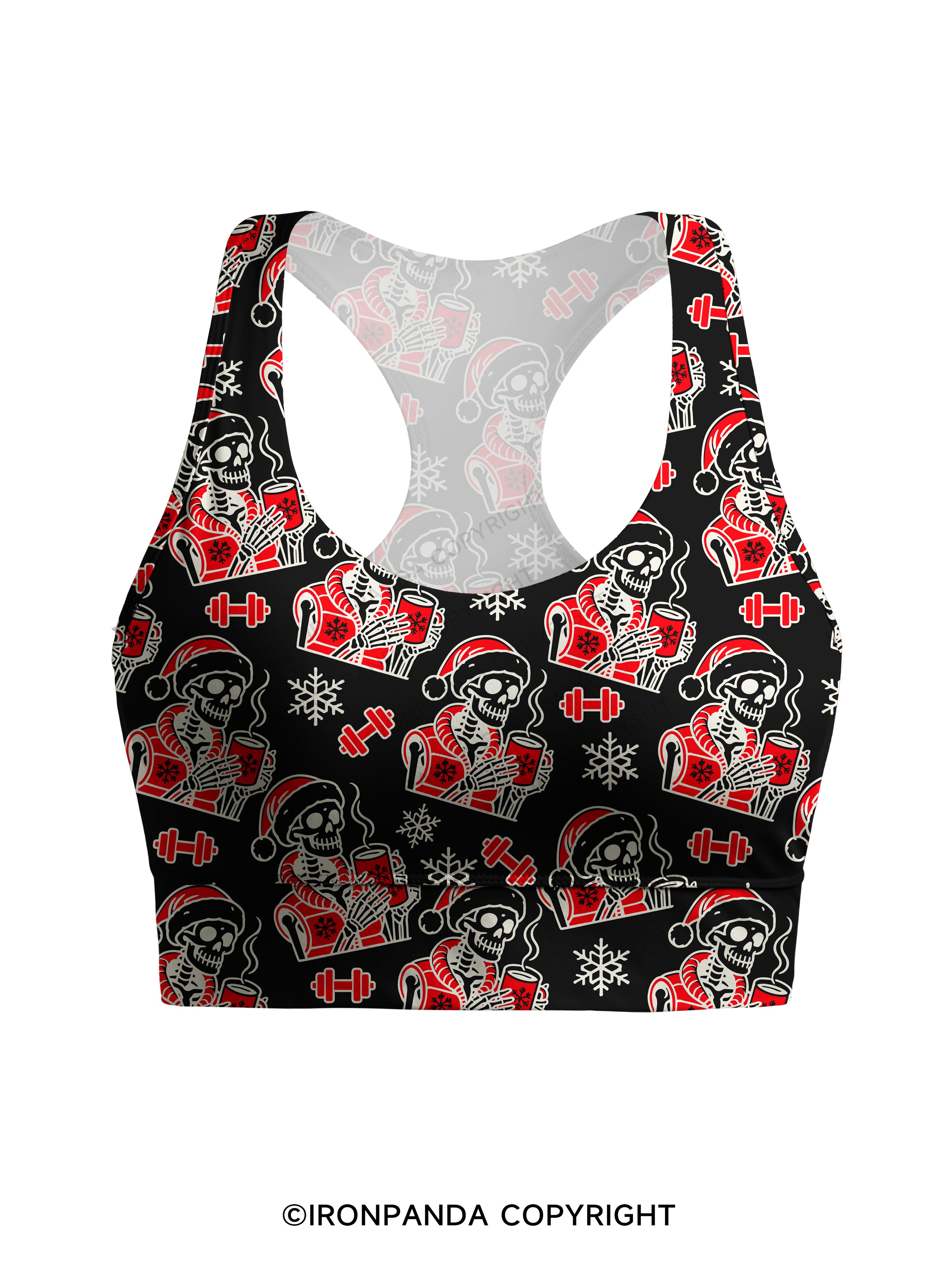HO HO HOLY SHIT WHAT A YEAR Racerback Sports Bra