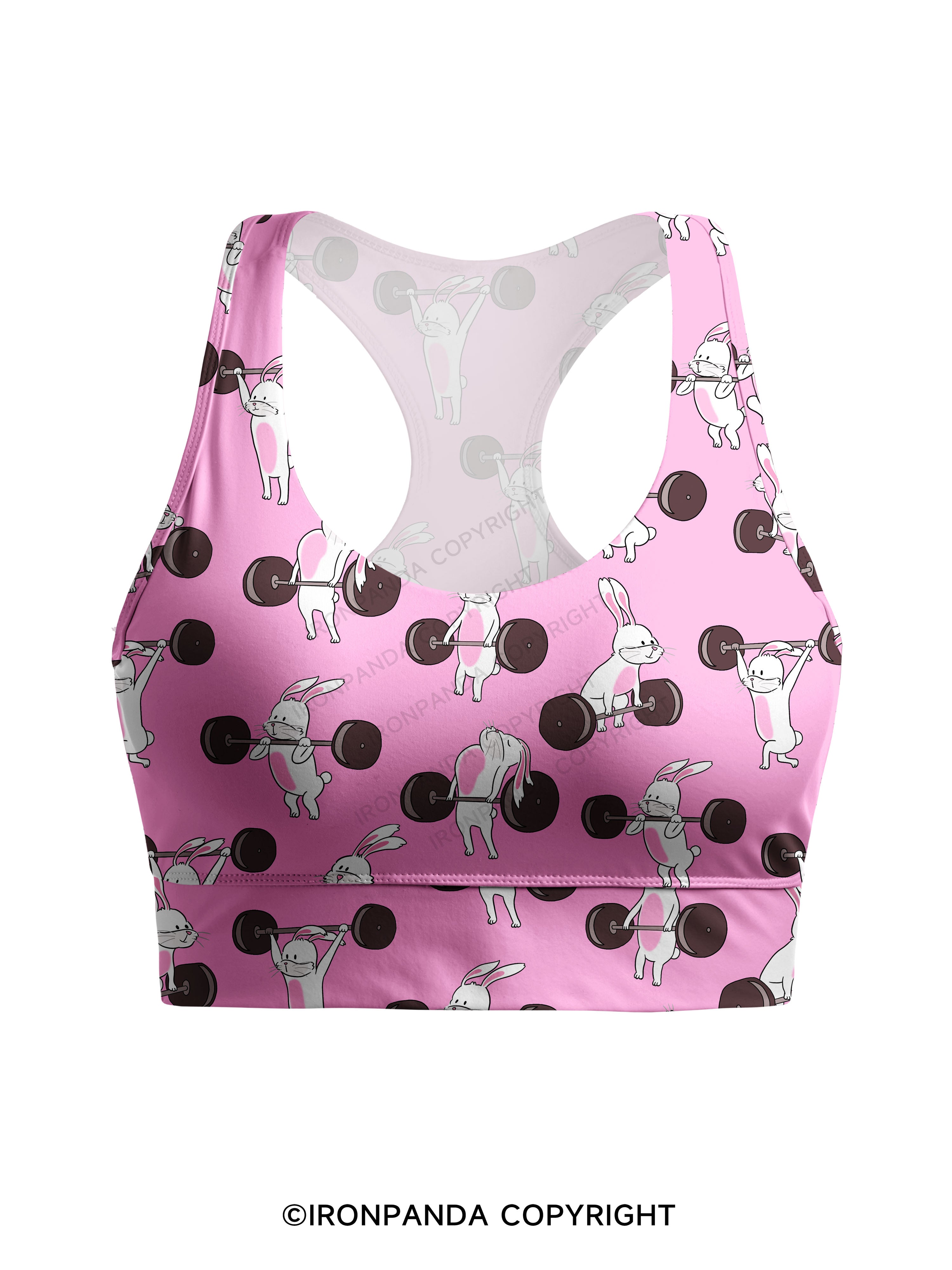 Lift Like Bunny Racerback Sports Bra