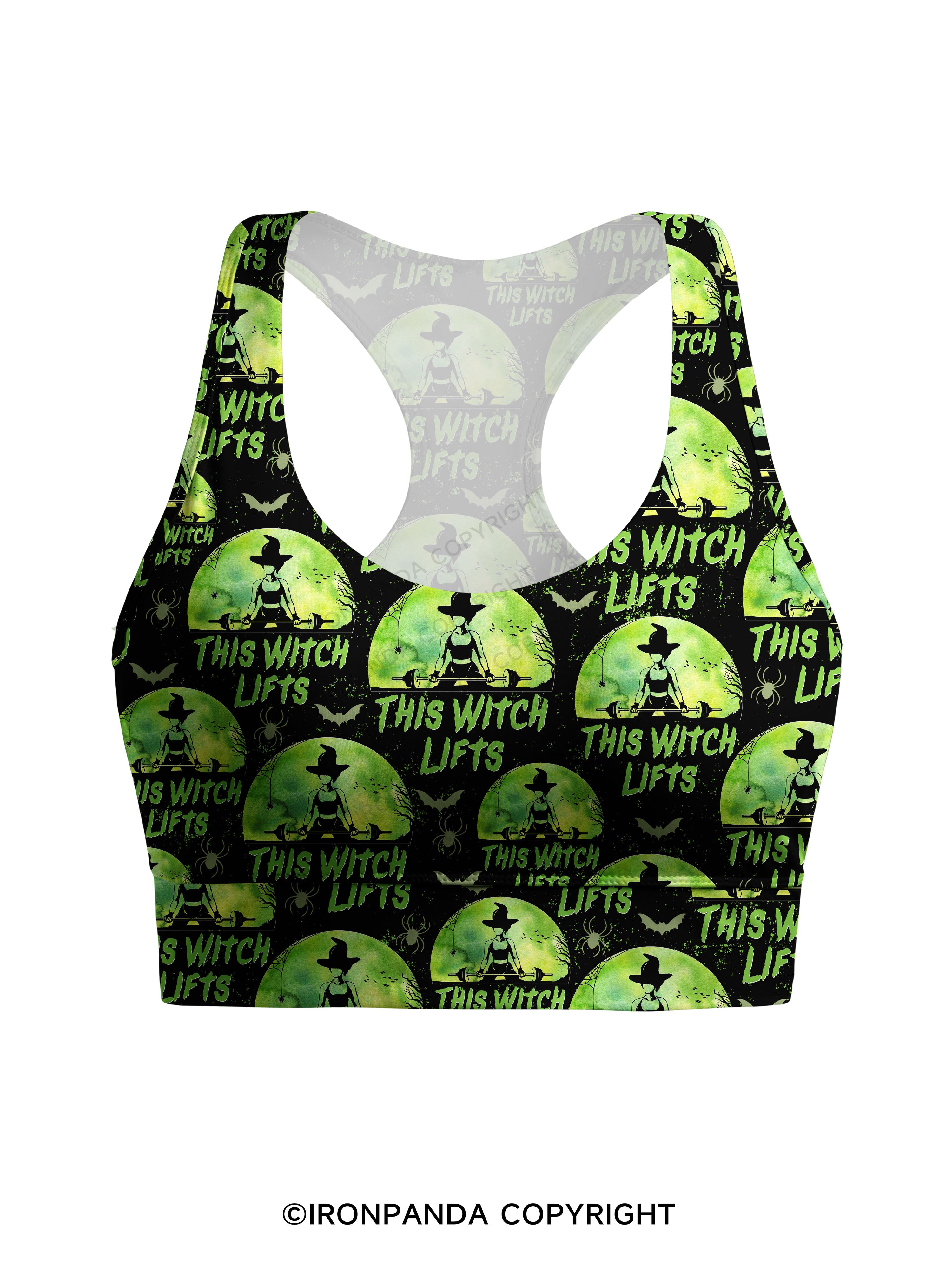 THIS WITCH LIFTS Racerback Sports Bra
