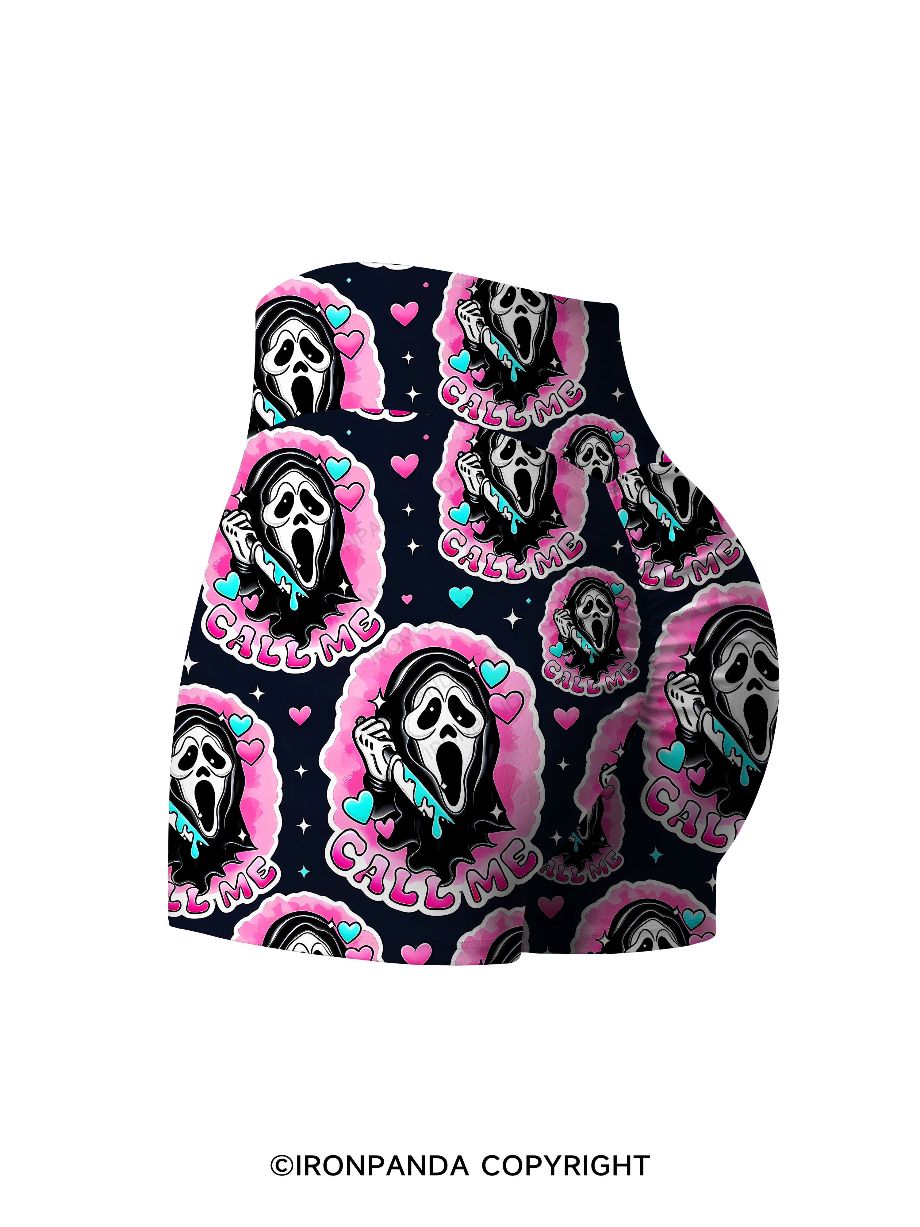 call me Printed Yoga Shorts