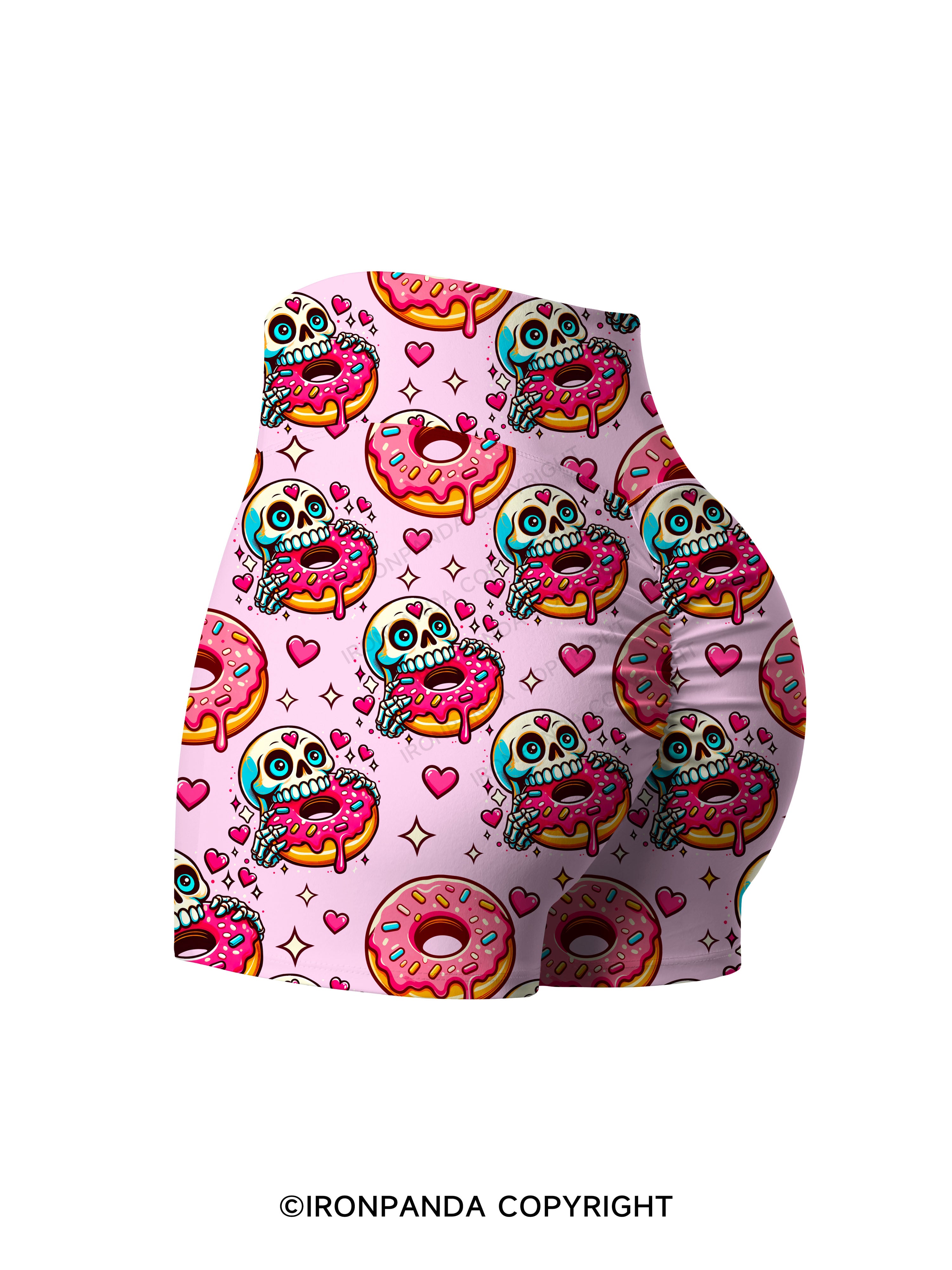 Don’t kill my vibe Printed Yoga Shorts