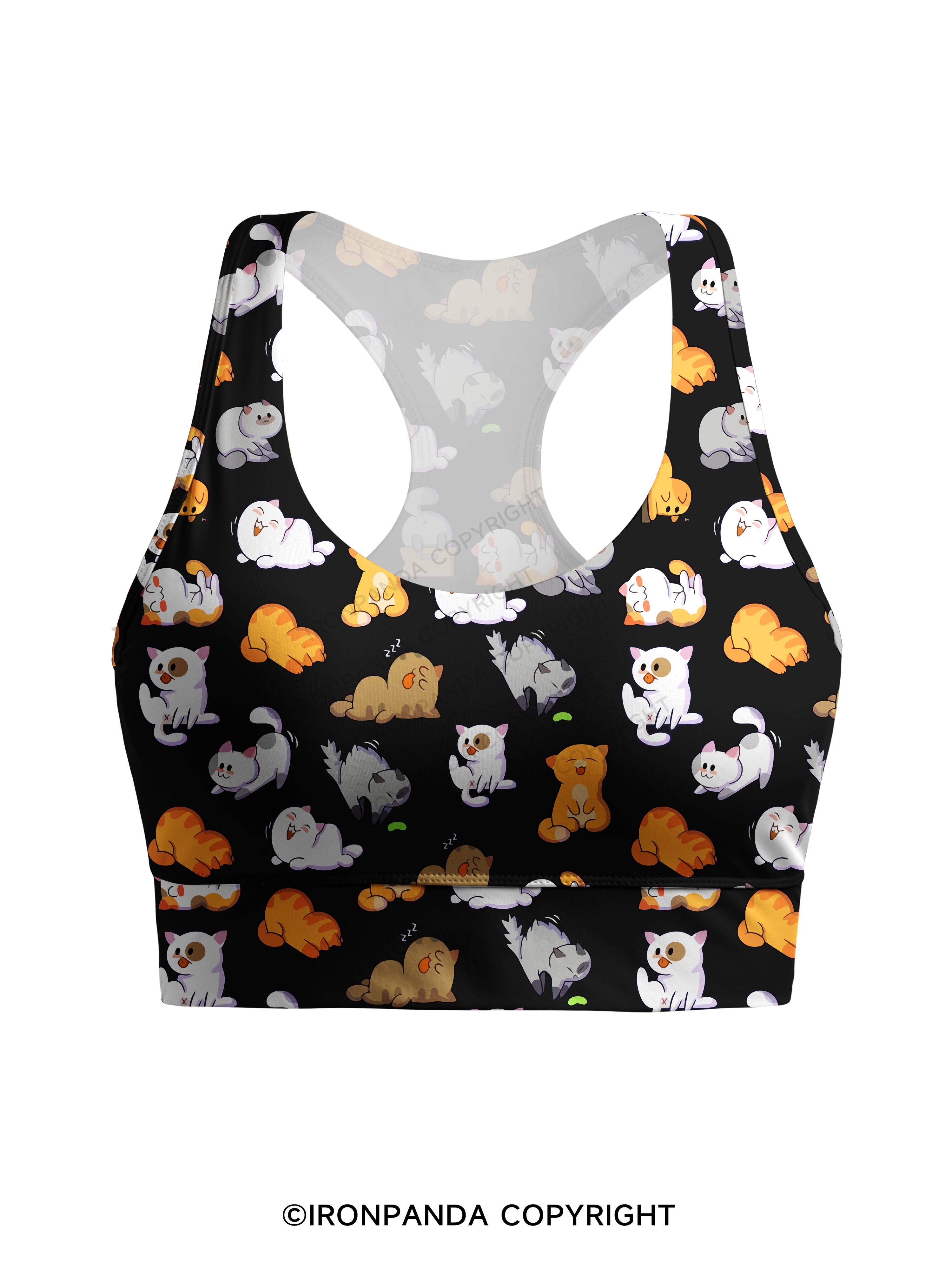 CAT YOGA Racerback Sports Bra