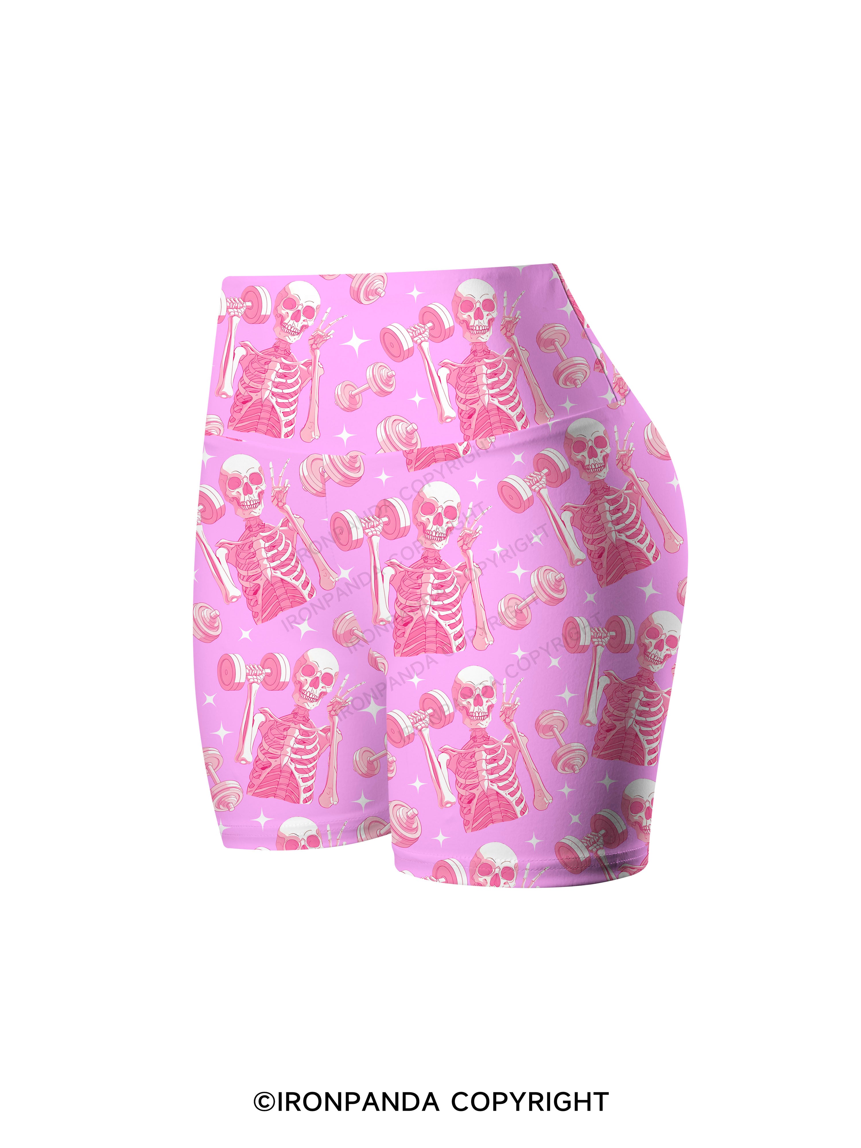 NEVER BETTER Printed Yoga Cycling Shorts