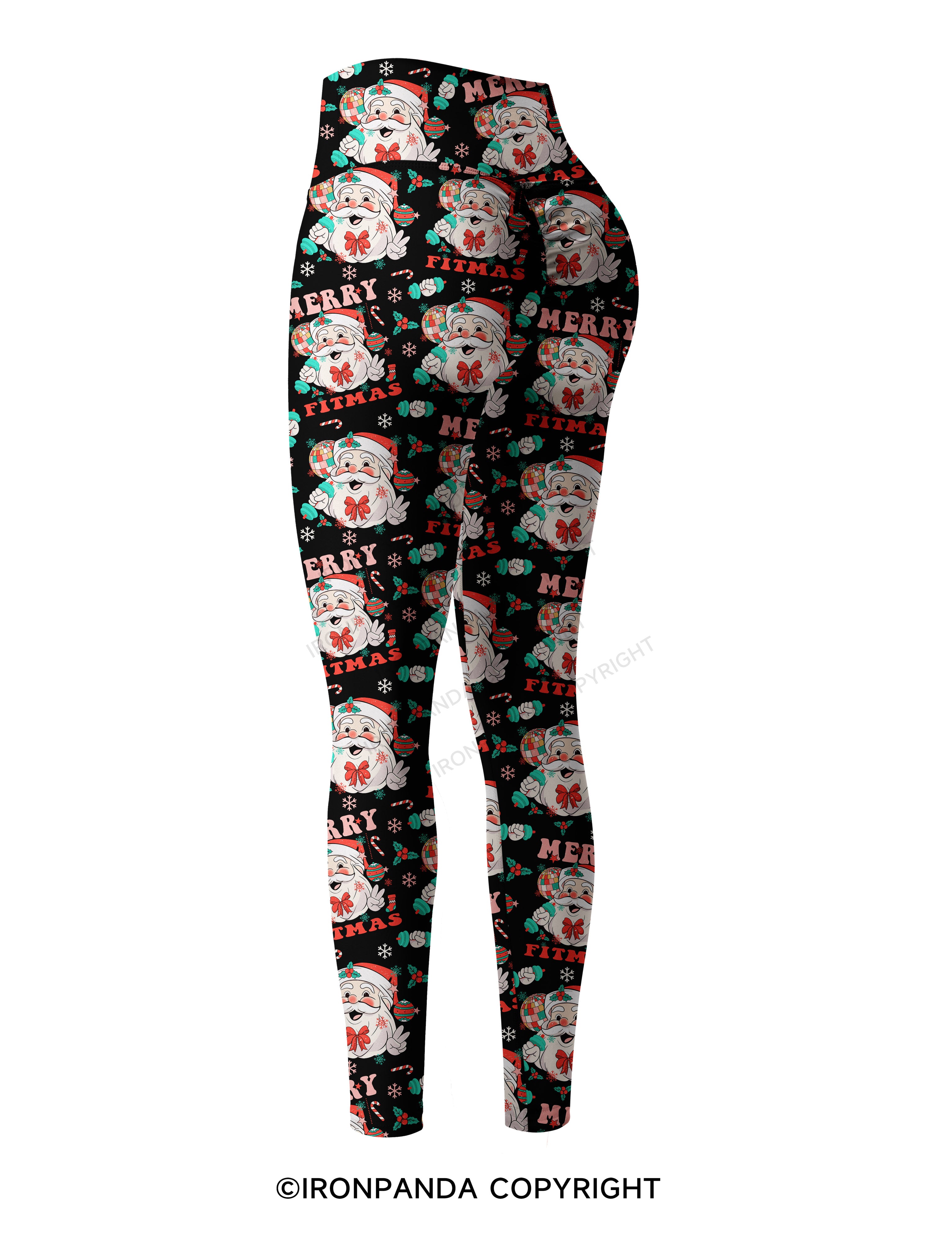 MERRY FITMAS Printed Yoga Pants