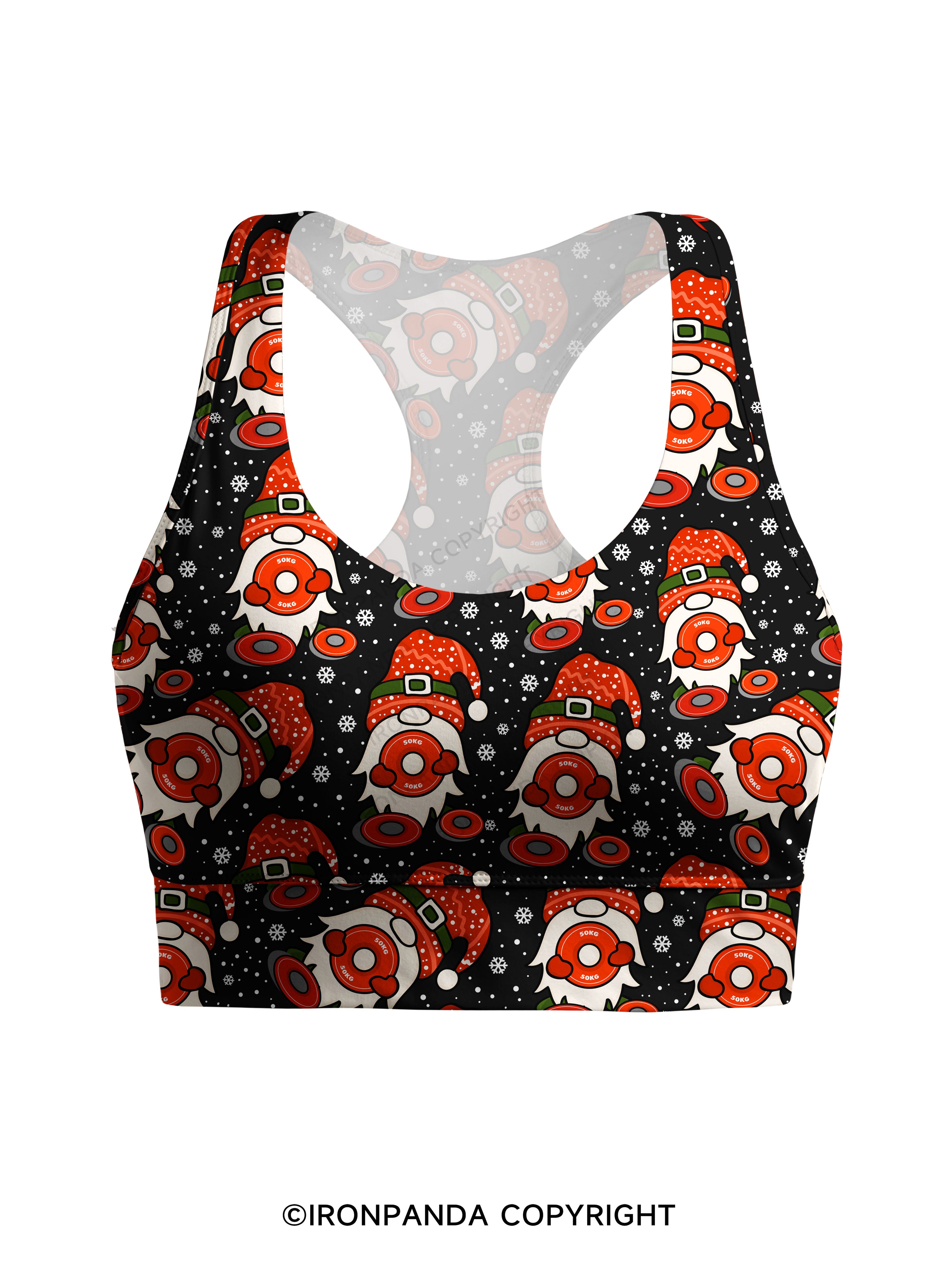 Shhh I'm Doing Math Racerback Sports Bra