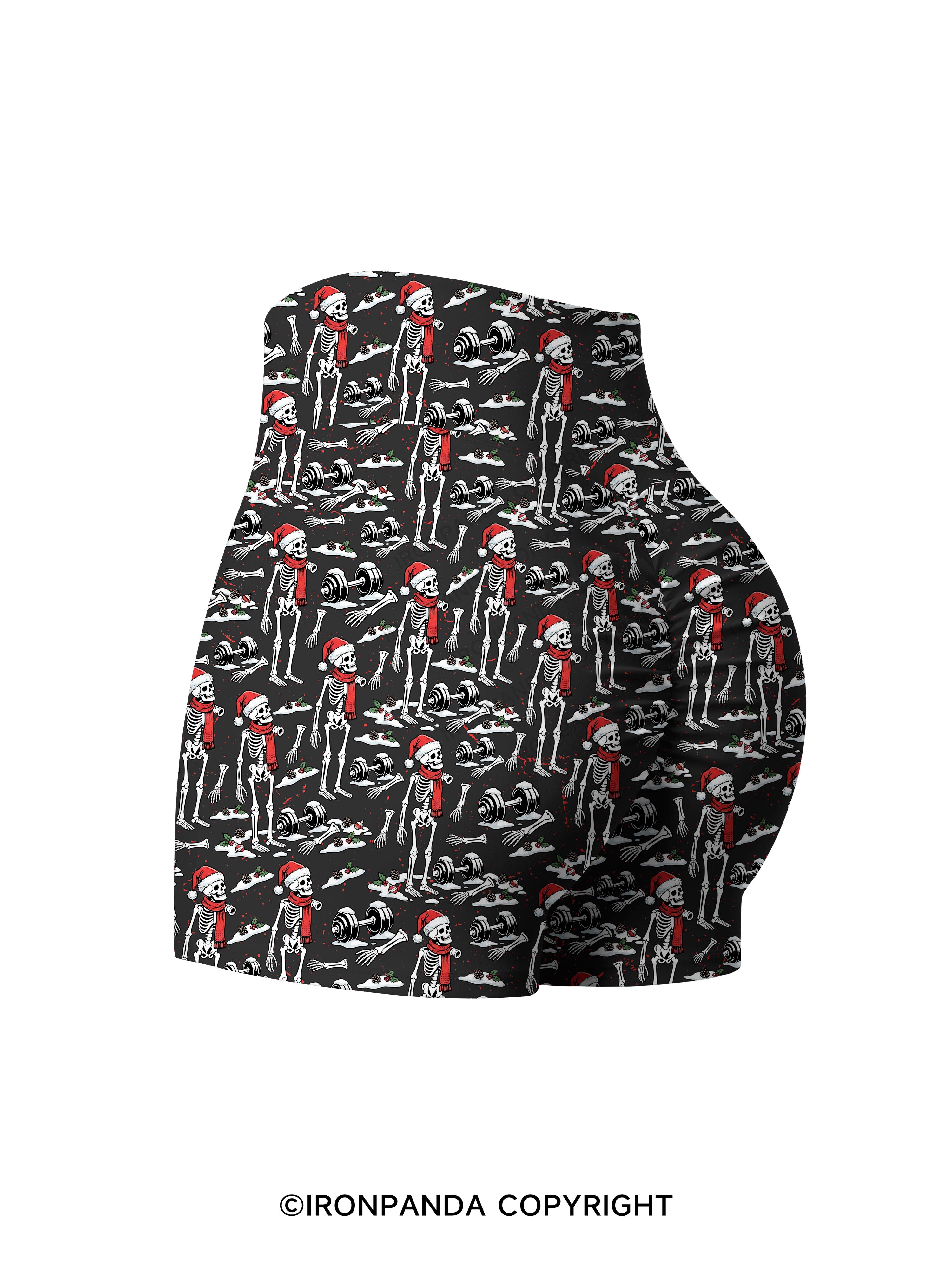 Well, ho ho nope Printed Yoga Shorts