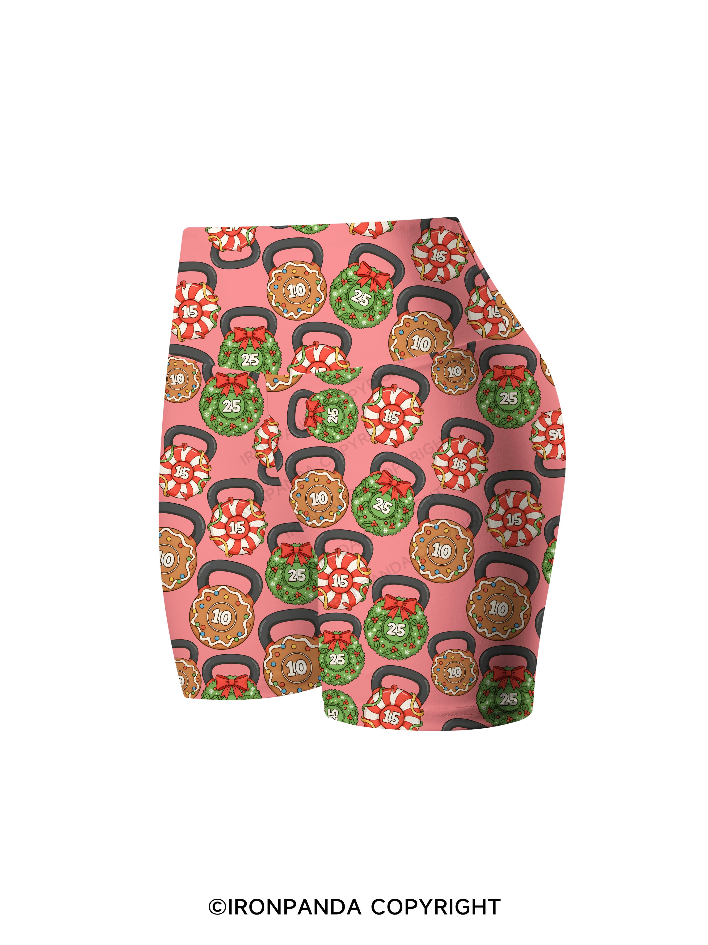 Shhh I'm Doing Math Printed Yoga Cycling Shorts