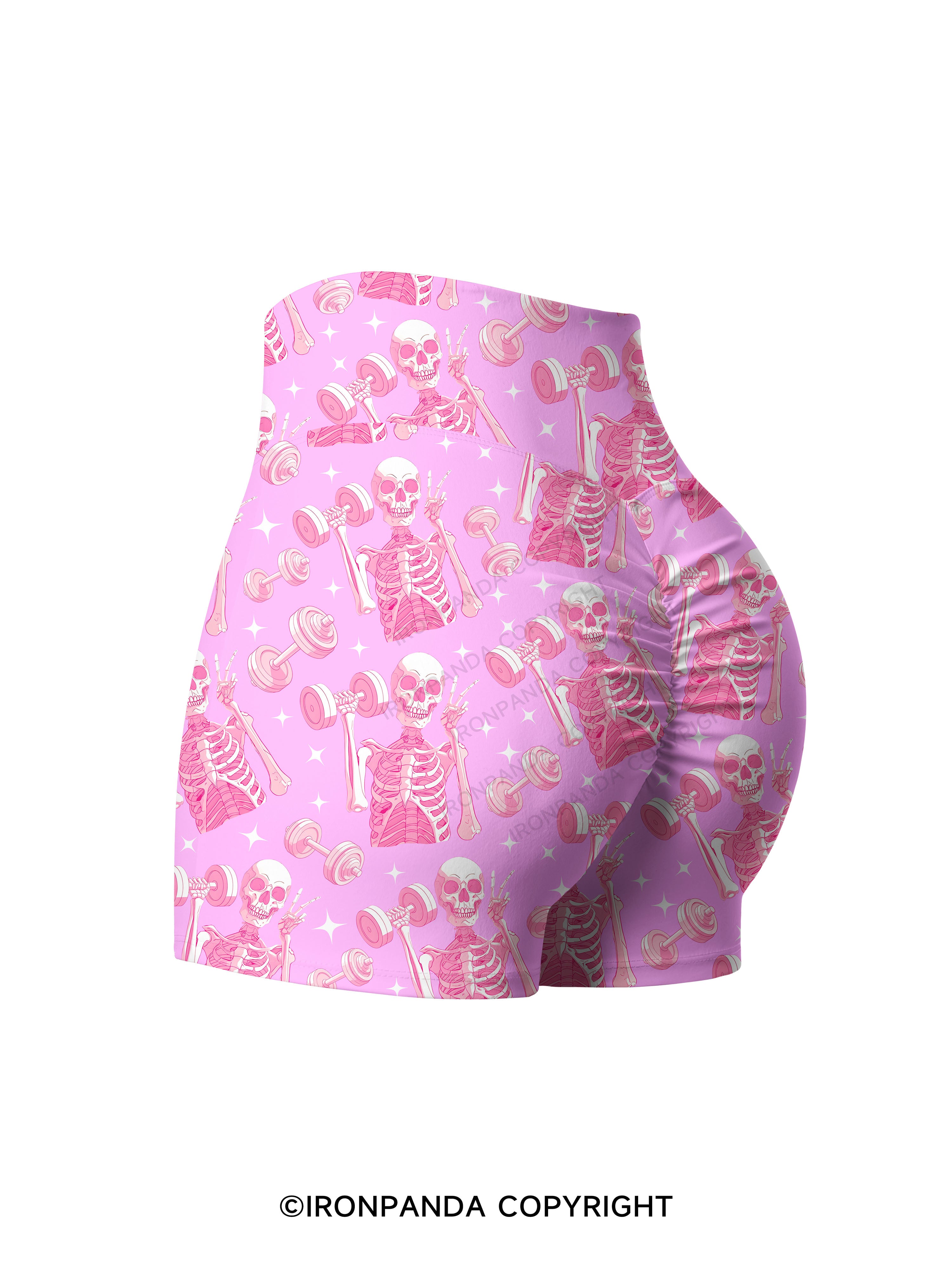NEVER BETTER Printed Yoga Shorts