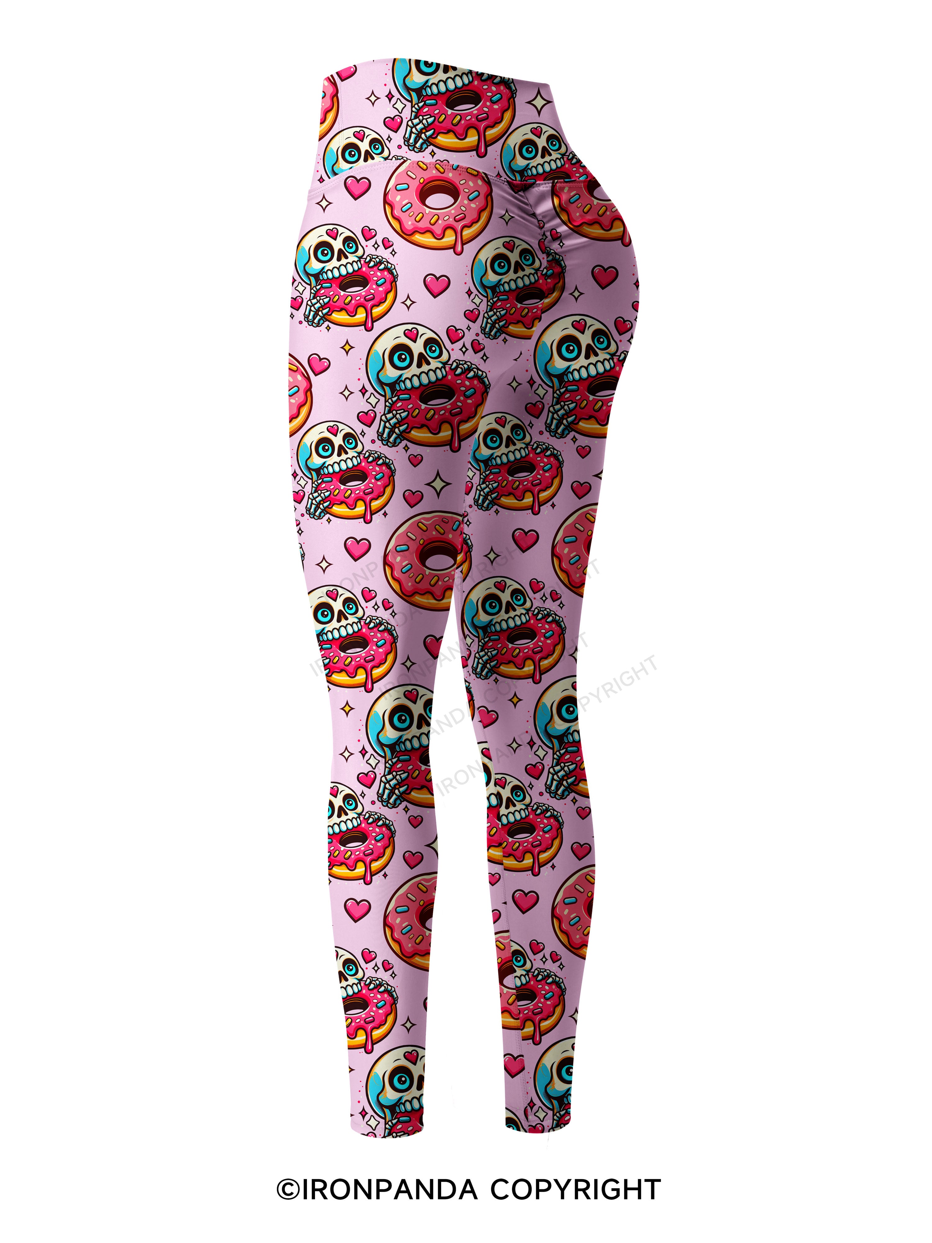 Don’t kill my vibe Printed Yoga Pants