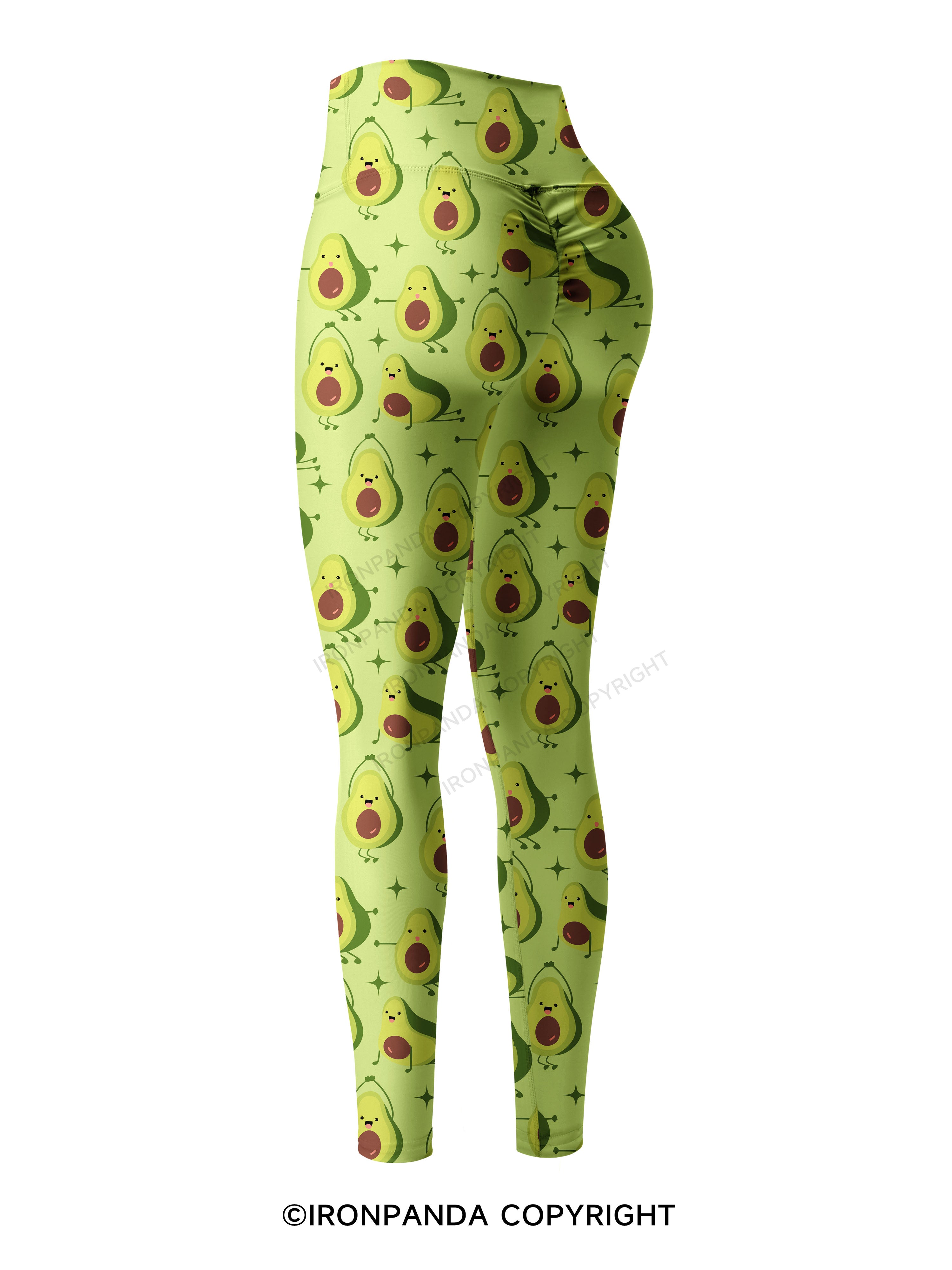 Burpee Avocado Printed Yoga Pants